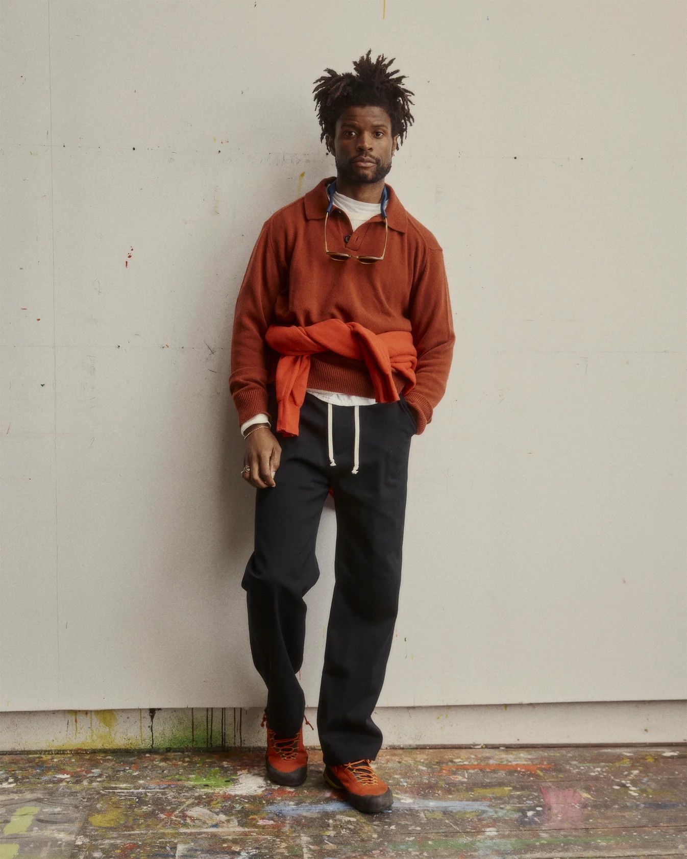 Other Aaron Levine Polo Sweater Size US L / EU 52-54 / 3 - 2 Thumbnail