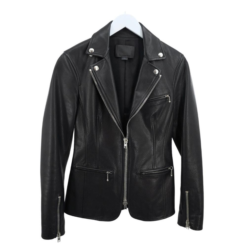 Alexander Wang Alexander Wang Leather Biker Jacket Size 4 Size S / US 4 / IT 40 - 1 Thumbnail