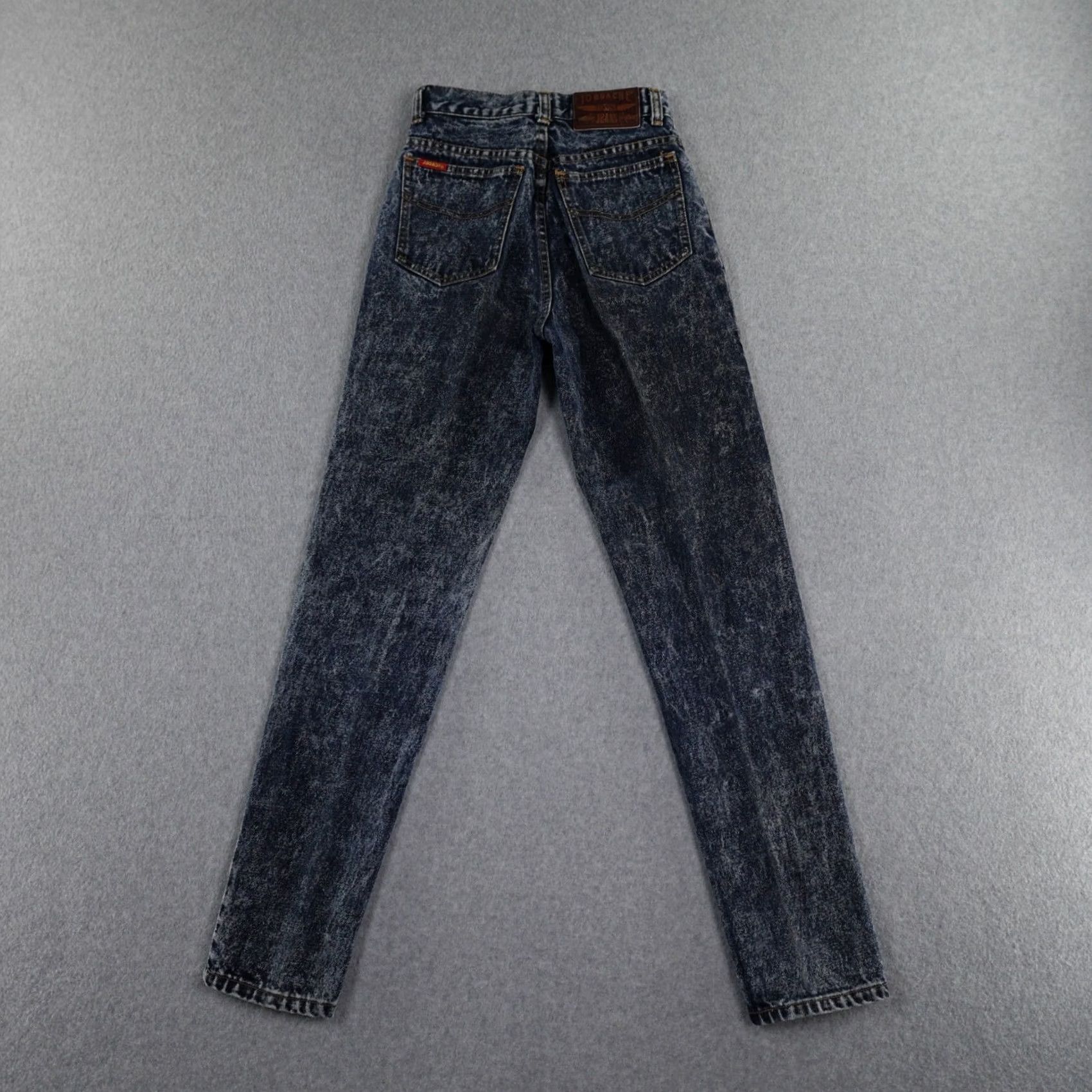Jordache VINTAGE Jordache Jeans Womens 6 (6x29) High Waisted Acid Wash 5-Pocket Denim Blue Mens Womens Boys Girls Size 28" / US 6 / IT 42 - 2 Thumbnail