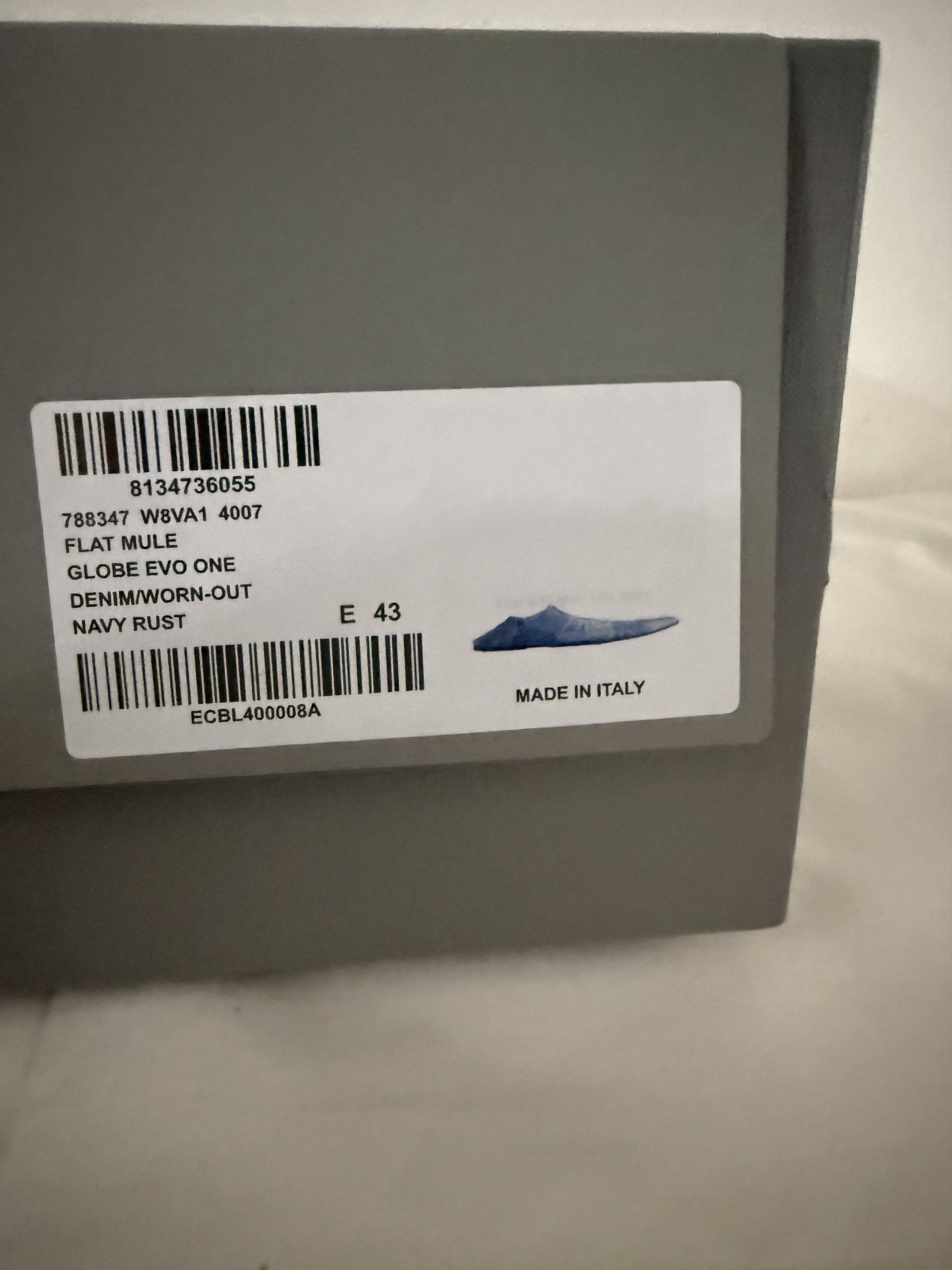 Balenciaga Calfskin Denim Babouche Mules Size US 10 / EU 43 - 15 Thumbnail