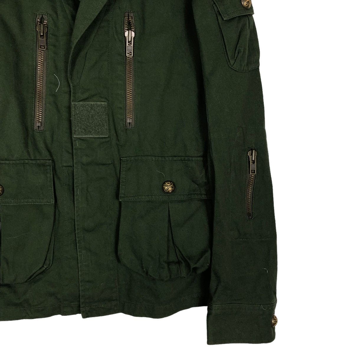 Hysteric Glamour 🔥VINTAGE BIKER MILITARY DESIGN JACKET SLY GLAMOUR JAPAN Size US S / EU 44-46 / 1 - 6 Thumbnail