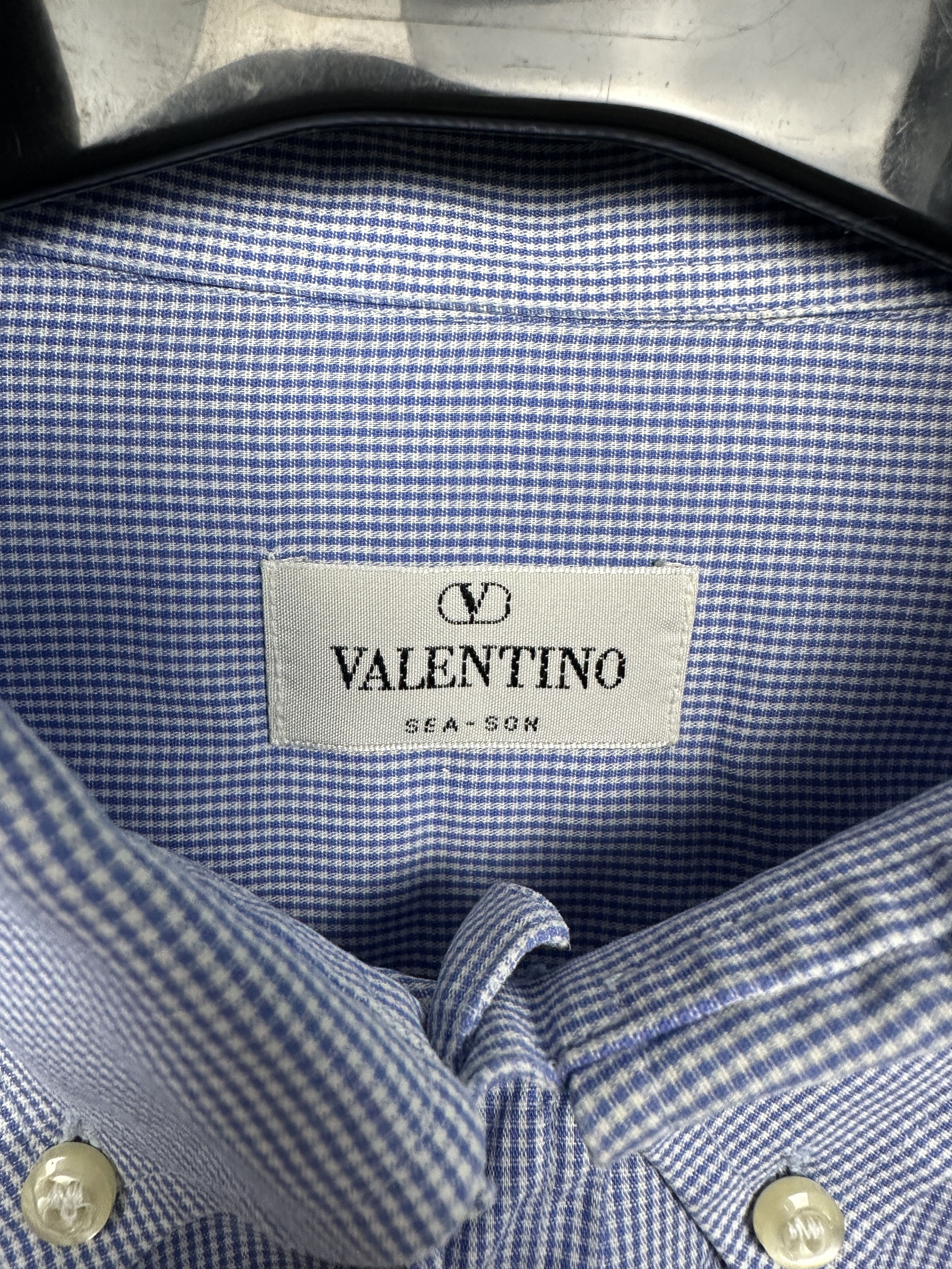 Valentino Valentino Vintage Mens Long Sleeve Shirt Size US L / EU 52-54 / 3 - 4 Thumbnail