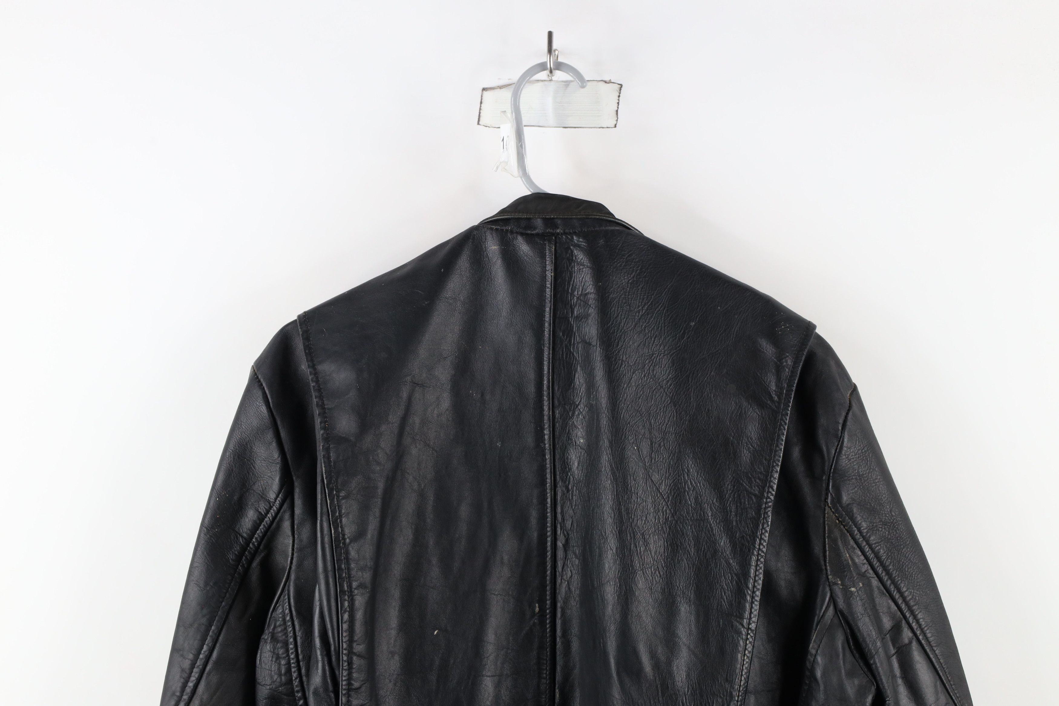 Vintage Vintage 60s 70s Streetwear Chain Zipper Cafe Jacket USA Size US L / EU 52-54 / 3 - 15 Thumbnail
