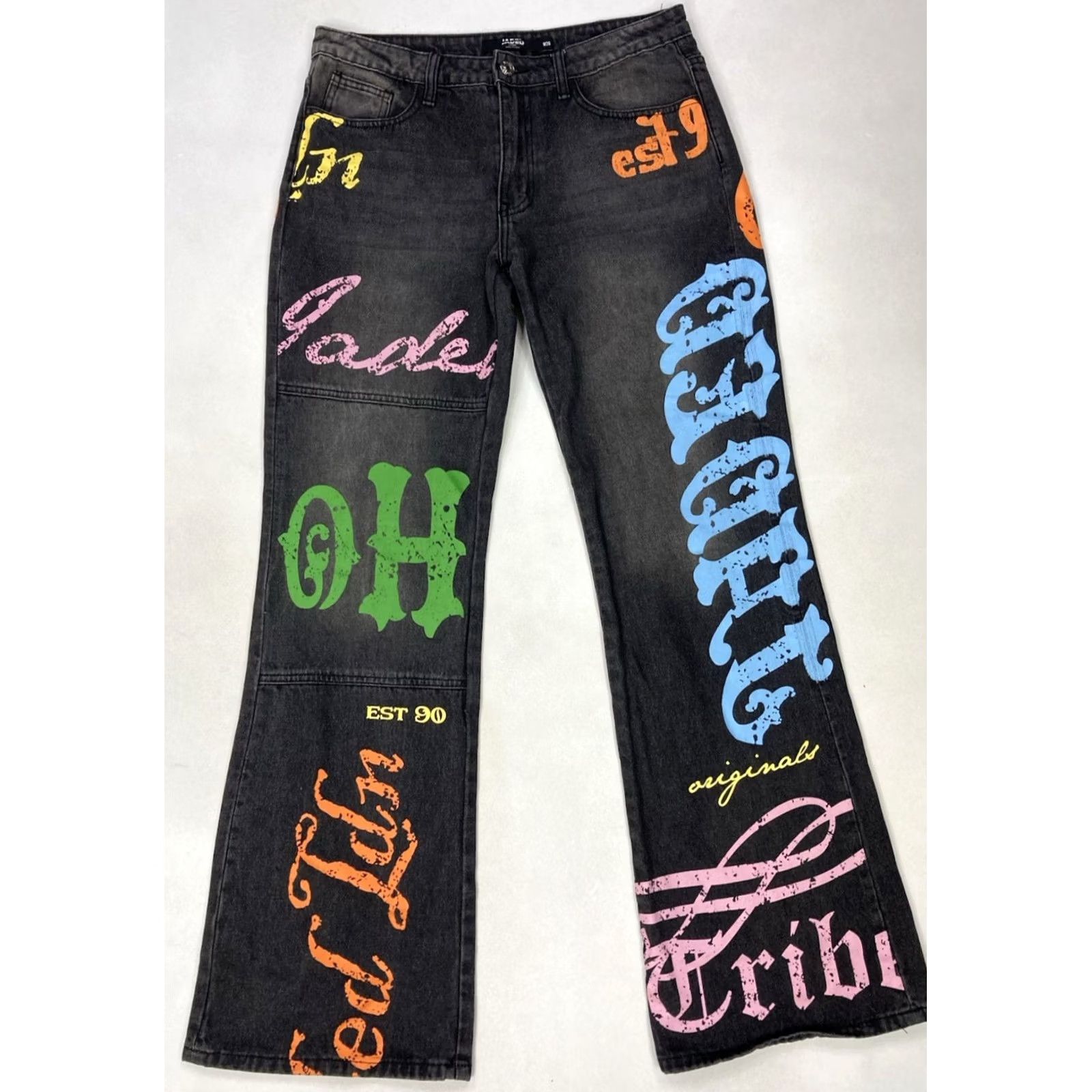 Jaded London Jaded London Jeans Women's Low Rise Denim 28x32 Black