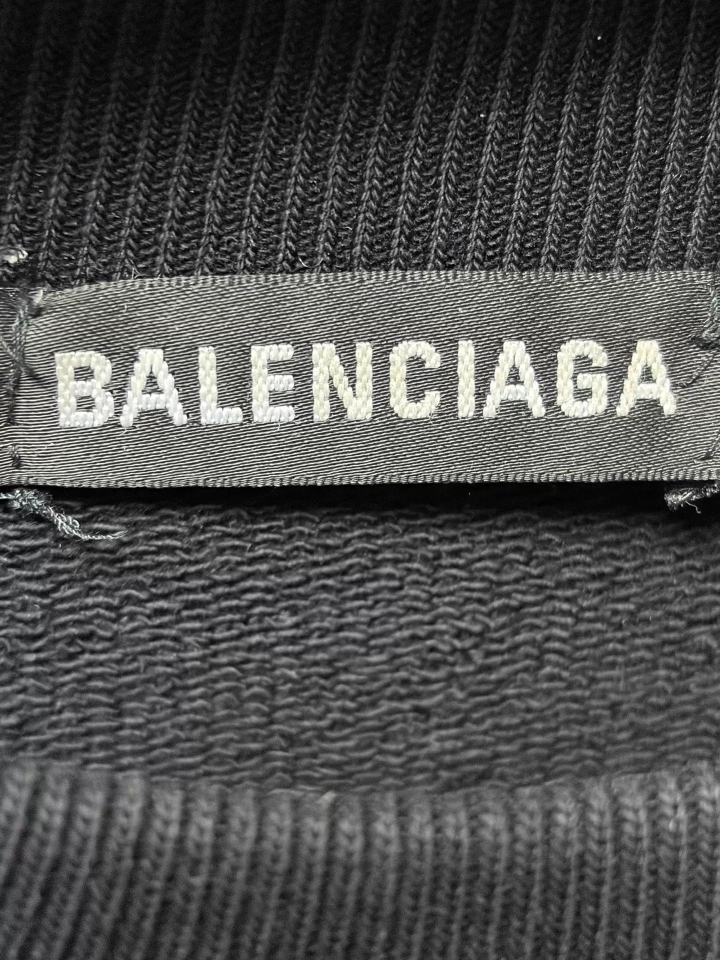 Balenciaga Balenciaga Black Crewneck Sweatshirt XS (Like New) Size US XS / EU 42 / 0 - 3 Thumbnail