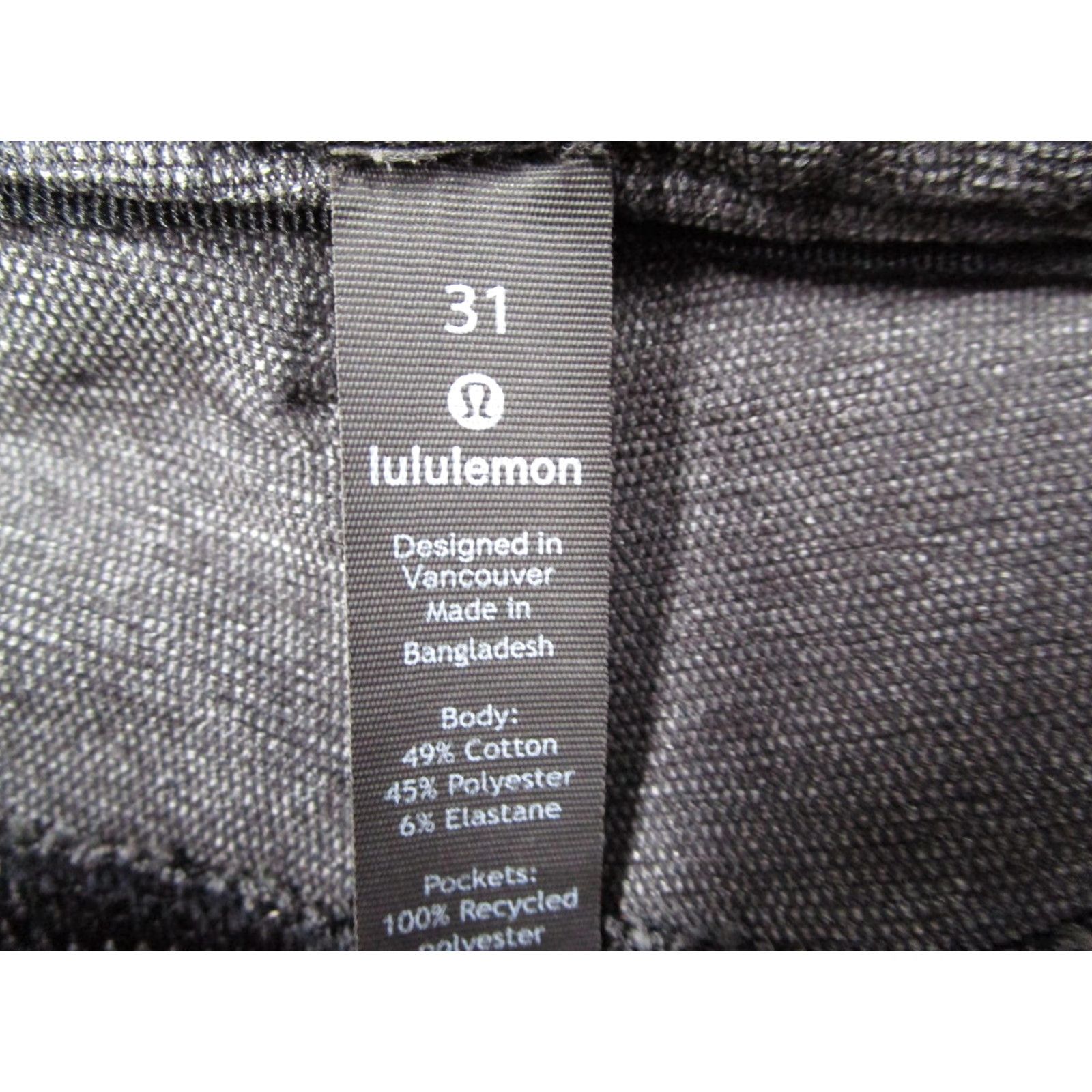 Lululemon Lululemon Pants Mens 31 Gray Slim Straight 5 Pocket Knit Travel/Casual Size US 31 - 3 Thumbnail