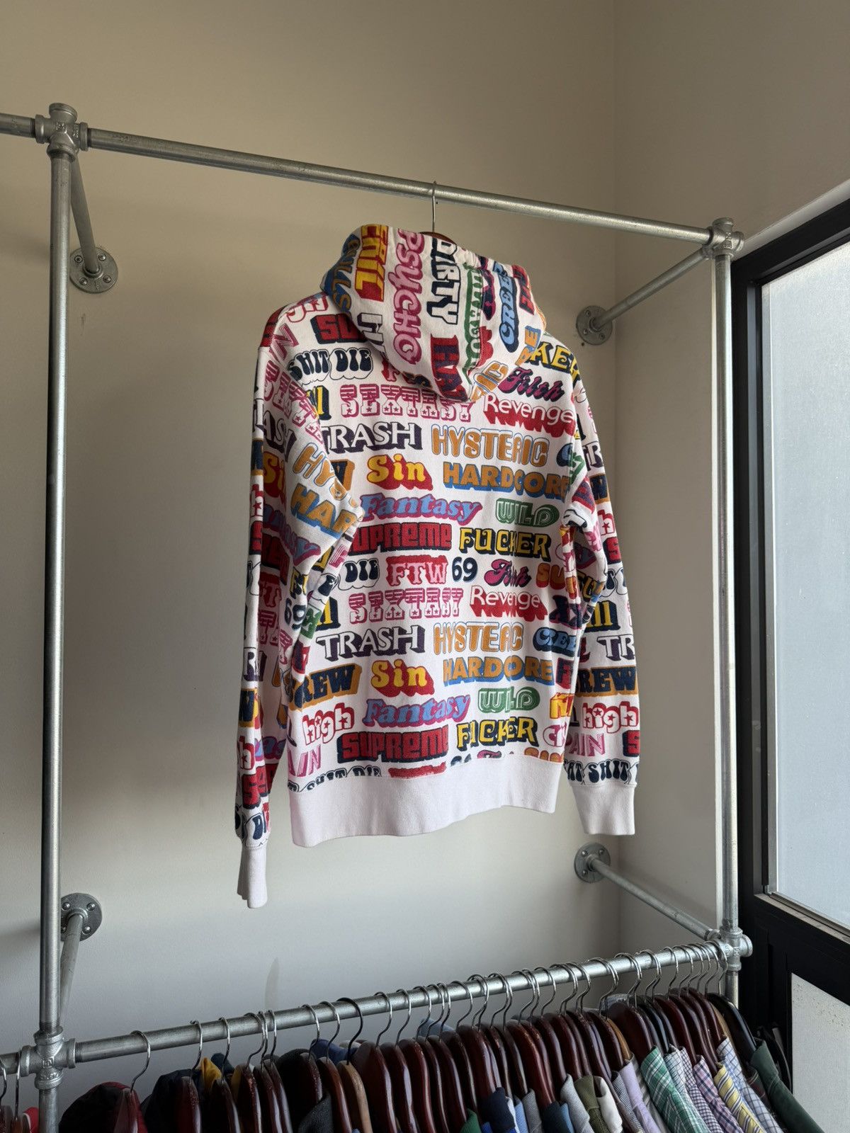 Hysteric Glamour × Supreme Supreme x Hysteric Glamour Text Color Hoodie Size US M / EU 48-50 / 2 - 5 Thumbnail