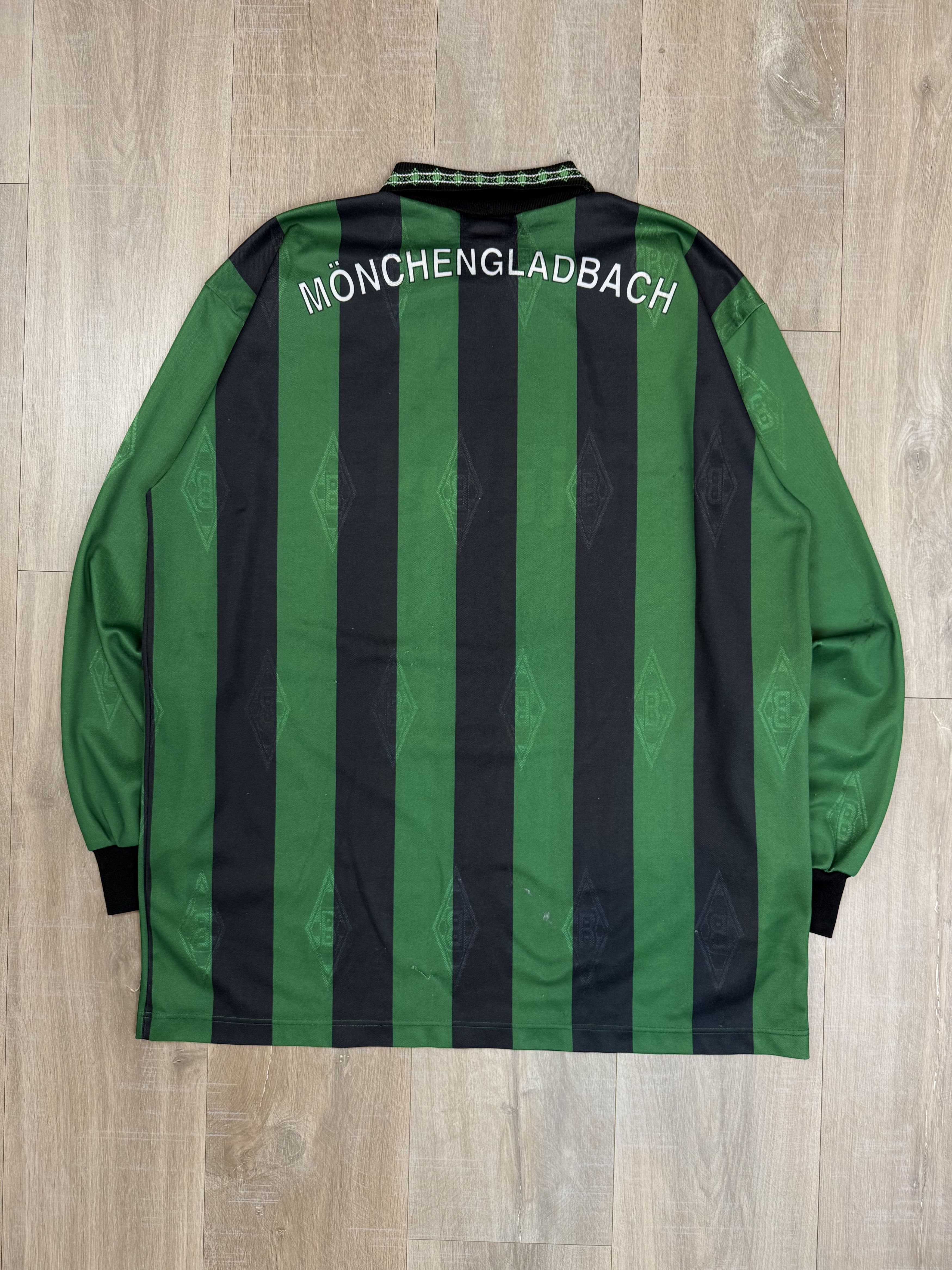 Reebok Reebok Borussia Monchengladbach 95/96 Awa Long Sleeve Soccer Size US XXL / EU 58 / 5 - 9 Thumbnail