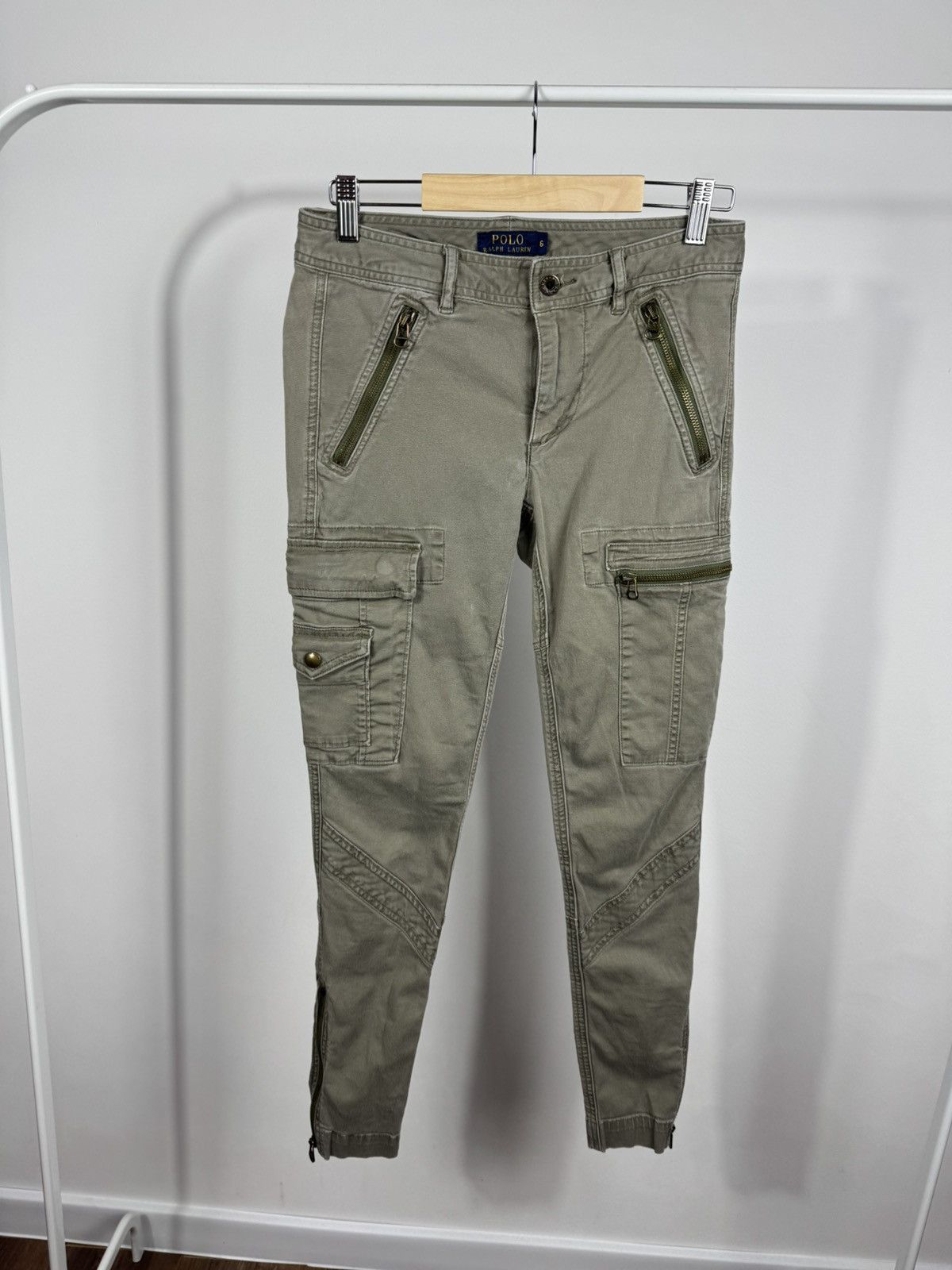 Polo Ralph Lauren Polo Ralph Lauren Skinny Cargo Pants Multi Pocket Women US 6 Size 28" / US 6 / IT 42 - 2 Thumbnail