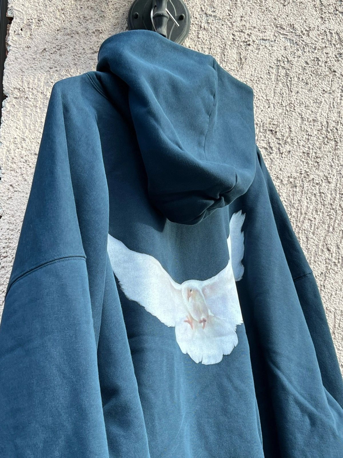 Balenciaga × Gap × Kanye West NOT LAA Yeezy Gap Balenciaga Dark Blue Dove Hoodie Size US XXL / EU 58 / 5 - 3 Thumbnail