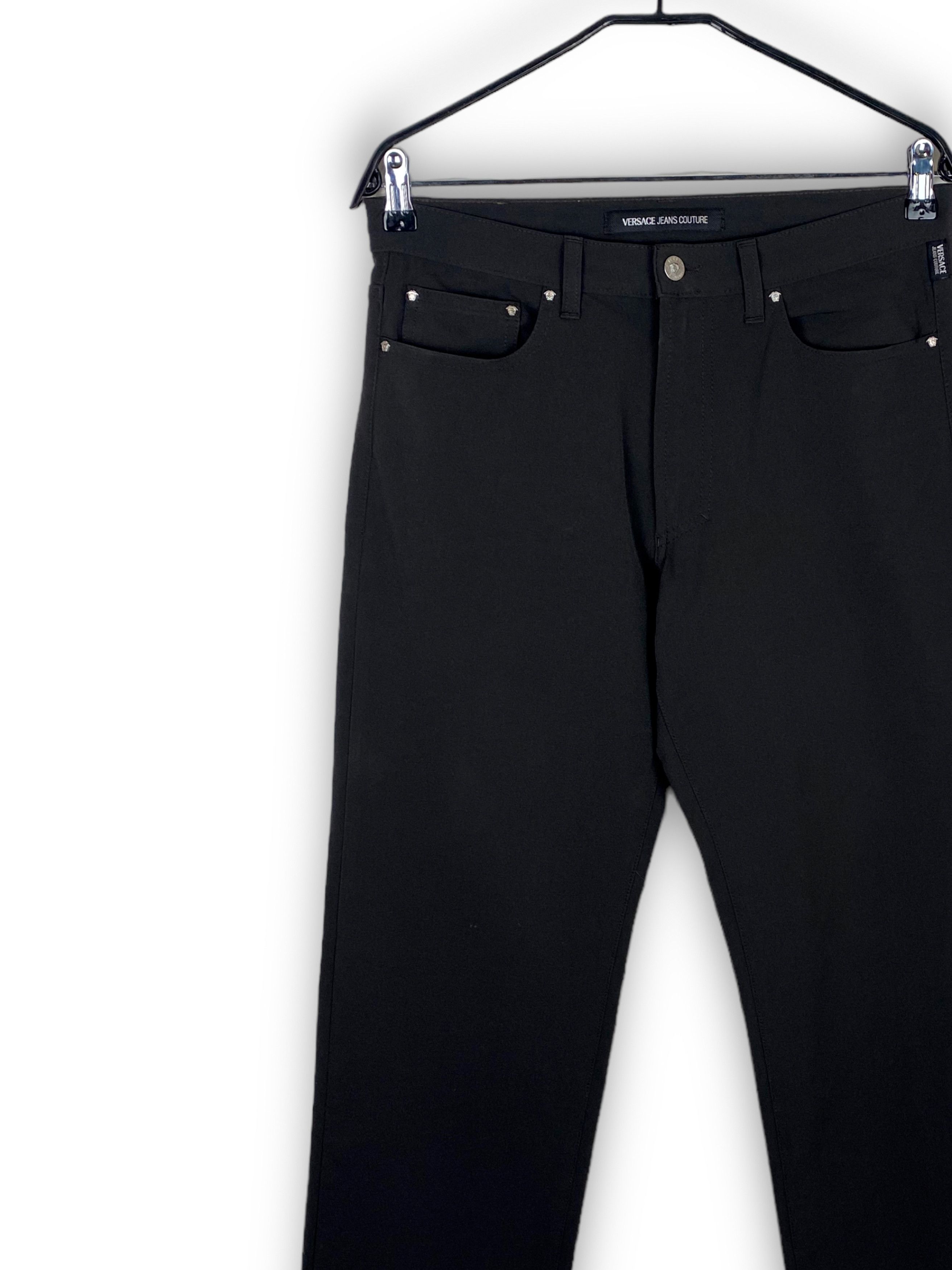 Versace Jeans Couture Vintage VERSACE Black Pants M495 Size US 31 - 4 Thumbnail