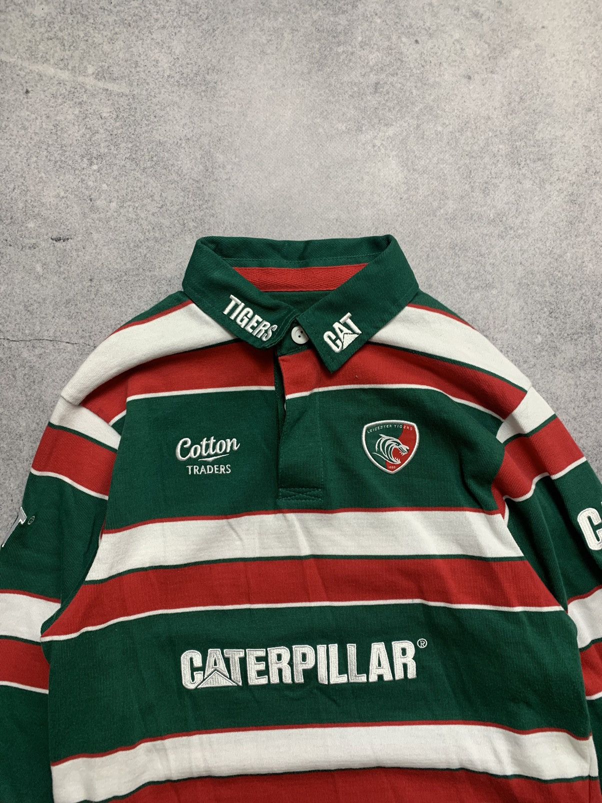 Cotton Traders Vintage Cotton Traders Leicester Tigers Rygby Polo shirt Size US S / EU 44-46 / 1 - 4 Thumbnail