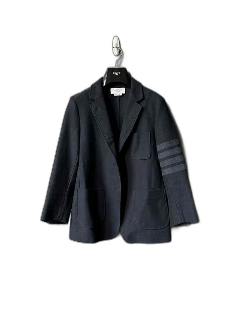 Thom Browne Thom Browne Sleeve Logo Suit Jacket Size US M / EU 48-50 / 2 - 1 Thumbnail