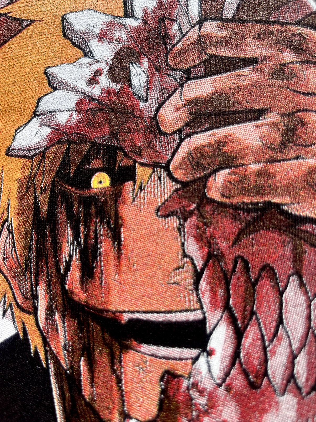 Anime × Handmade Bleach Ichigo vs. Ulquiorra heavy cotton tee Size US L / EU 52-54 / 3 - 2 Thumbnail
