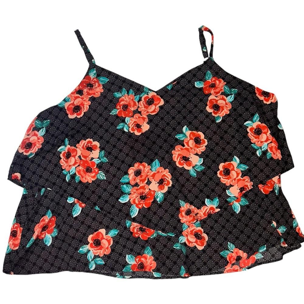 Torrid Torrid l Floral Layered Crisscross Cami 5X Size M / US 6-8 / IT 42-44 - 3 Thumbnail
