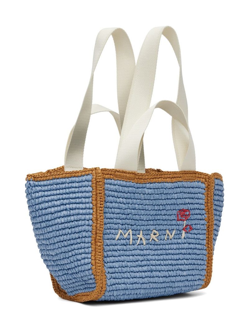 Marni o1w1db11125 Size :OS/Small Sillo Shopping Bag in Blue Size ONE SIZE - 2 Thumbnail