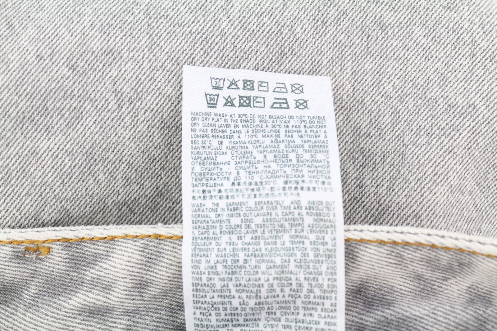 Diesel 1955-FS2 007F8 W32/L34 Side Zip Regular Straight 85389 Size US 32 / EU 48 - 11 Thumbnail