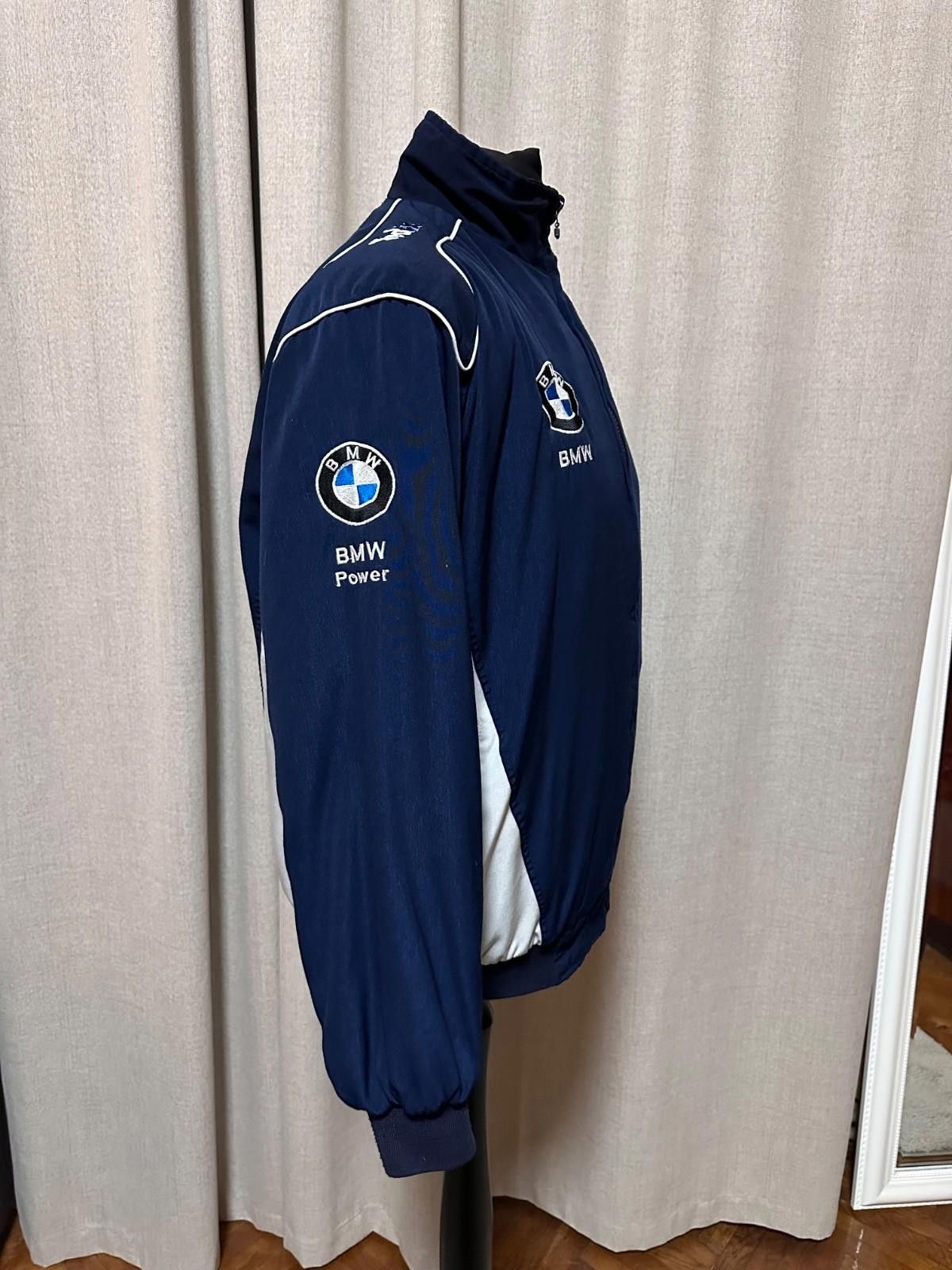 BMW BMW Vintage Men’s Big Logo Racing Jacket Size M Size US M / EU 48-50 / 2 - 2 Thumbnail
