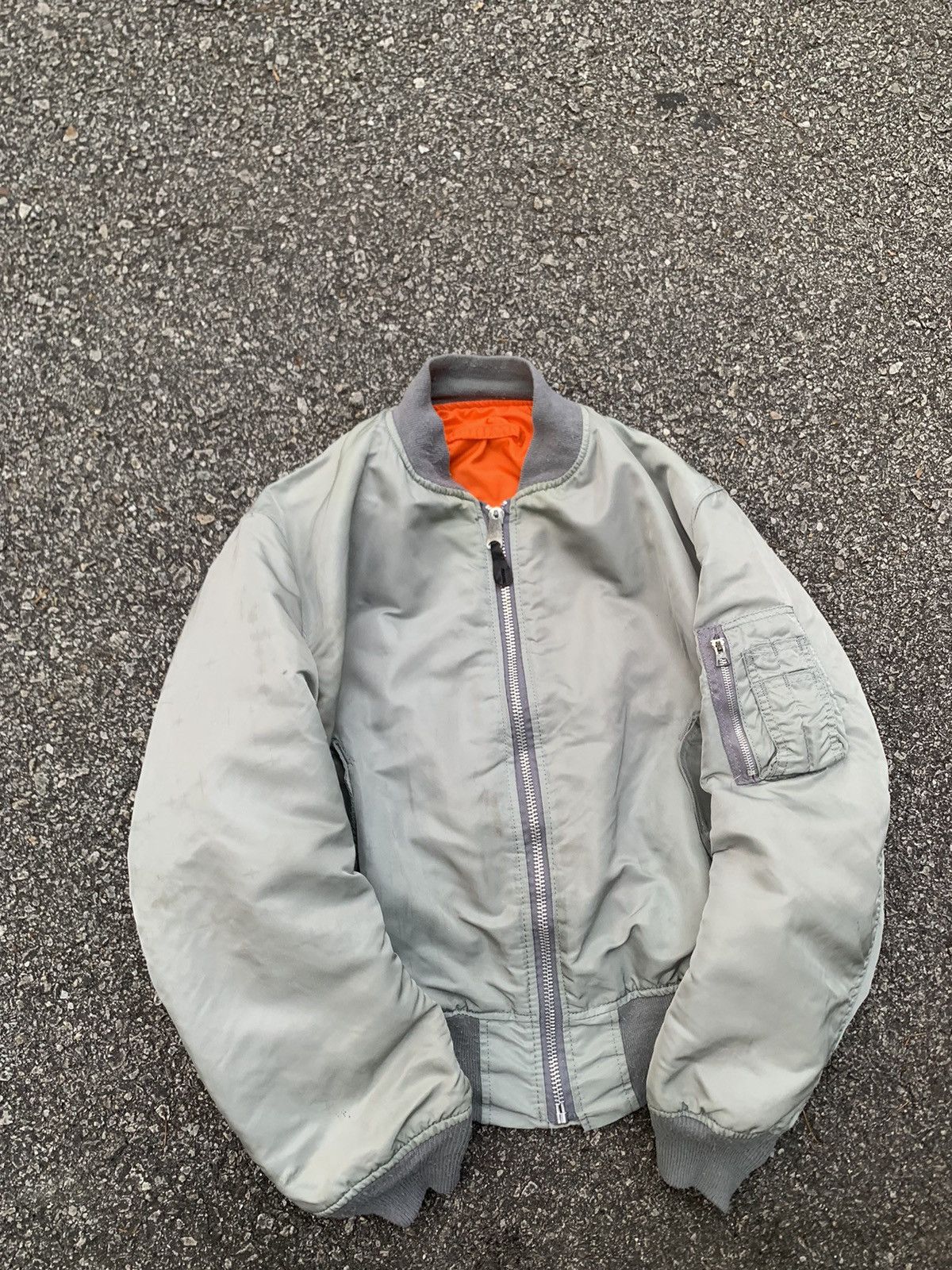 Alpha Industries 🪖VINTAGE ALPHA INDUSTRIES MA-1 FLYERS BOMBER JACKET Size US L / EU 52-54 / 3 - 9 Thumbnail