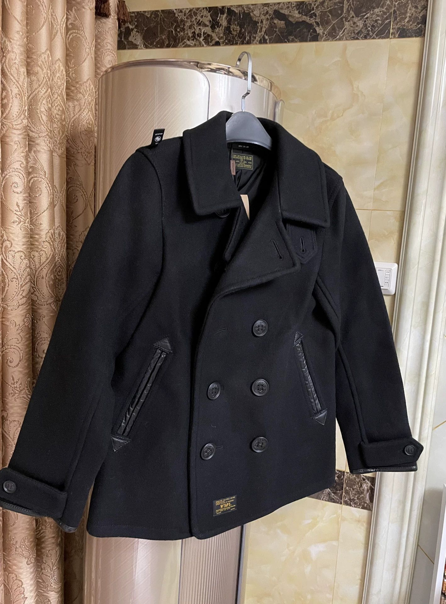 Wtaps WTAPS BLACK WATCH COAT Wool Slim S (new, gold label) Size US S / EU 44-46 / 1 - 3 Thumbnail