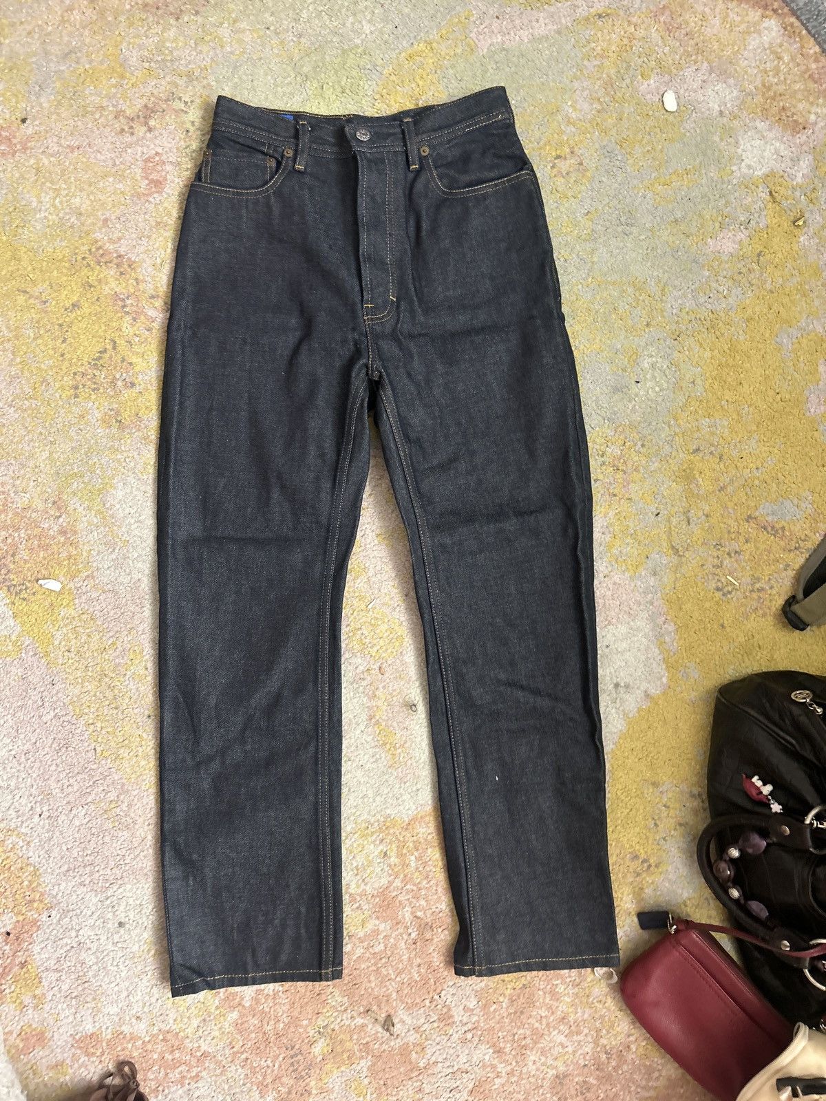 Acne Studios Acne Studios Selvedge denim jeans LOG INDIGO, 30G165-127 Size 25" / US 0 / IT 36 - 1 Thumbnail