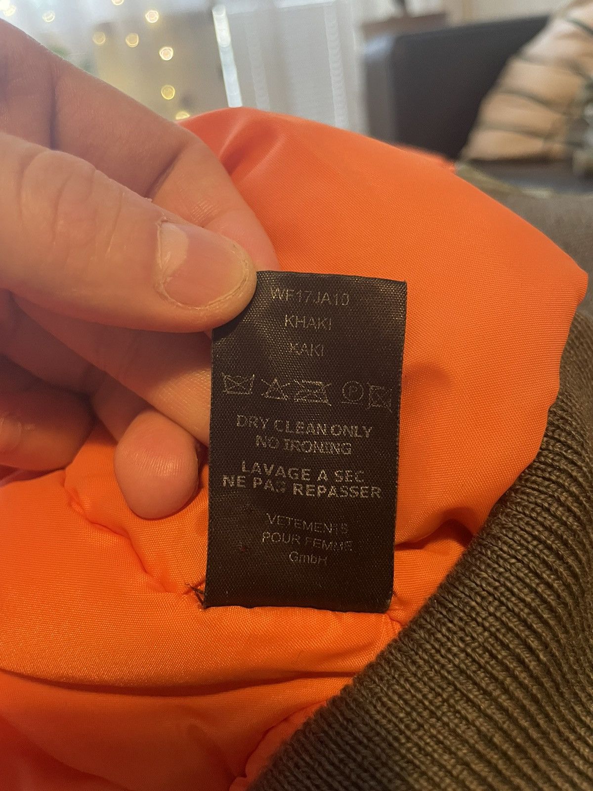 Vetements Vetements OG 2017 bomber Size US M / EU 48-50 / 2 - 7 Thumbnail