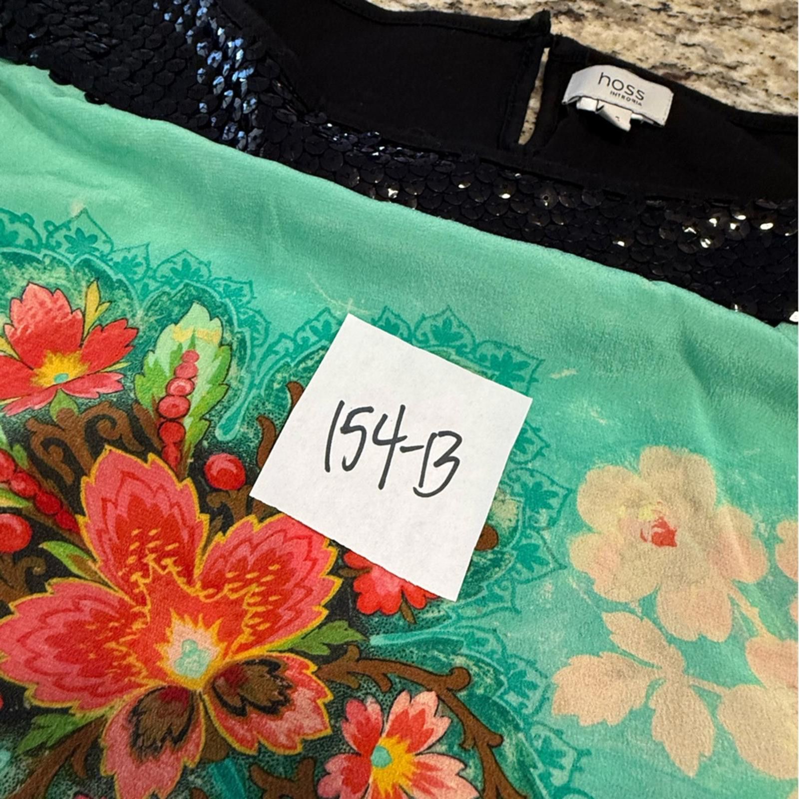 Other Hoss Intropia top sequin floral color block boho SZ XS Size XS / US 0-2 / IT 36-38 - 10 Thumbnail