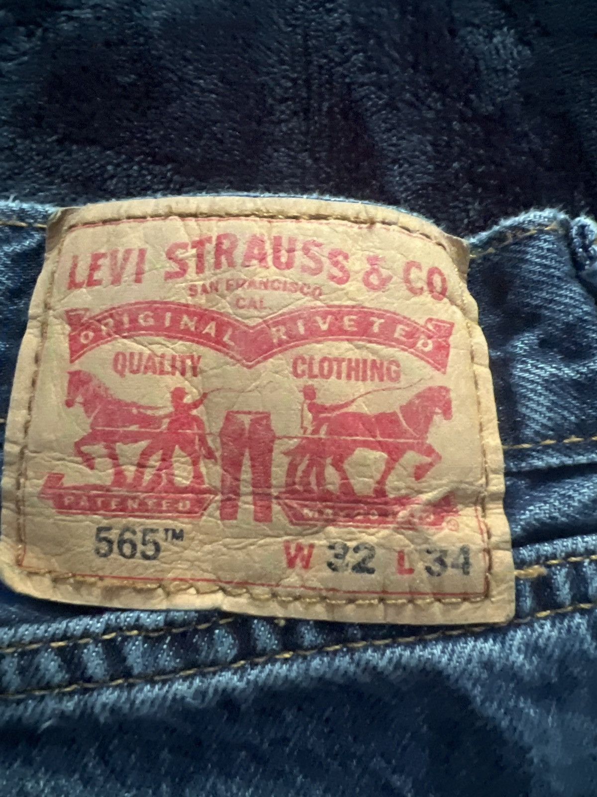 Levi's Vintage Clothing levis 565 baggy Size US 32 / EU 48 - 3 Thumbnail