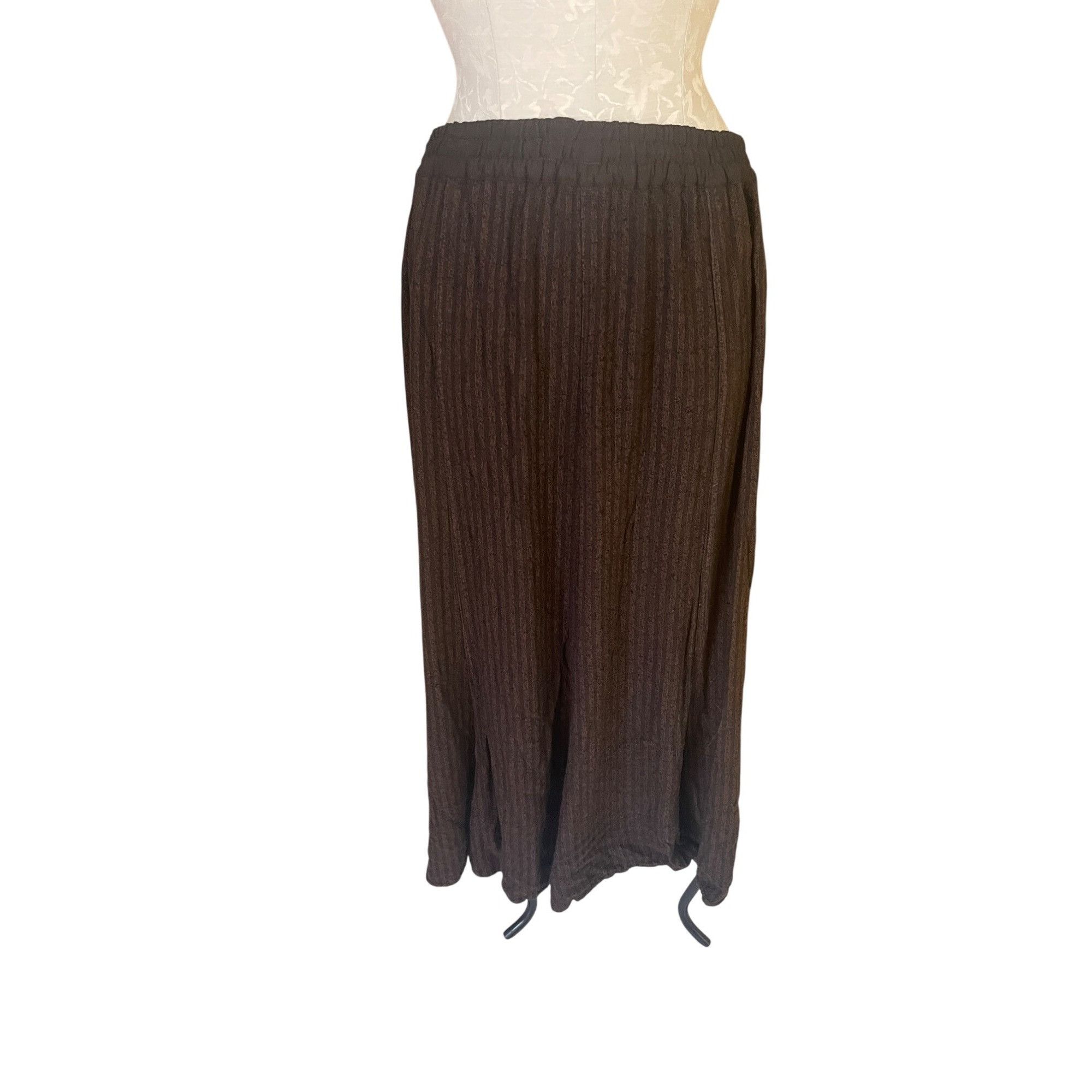 Other Tienda Ho Womens Skirt One Size Brown Maxi Size 29" - 2 Thumbnail