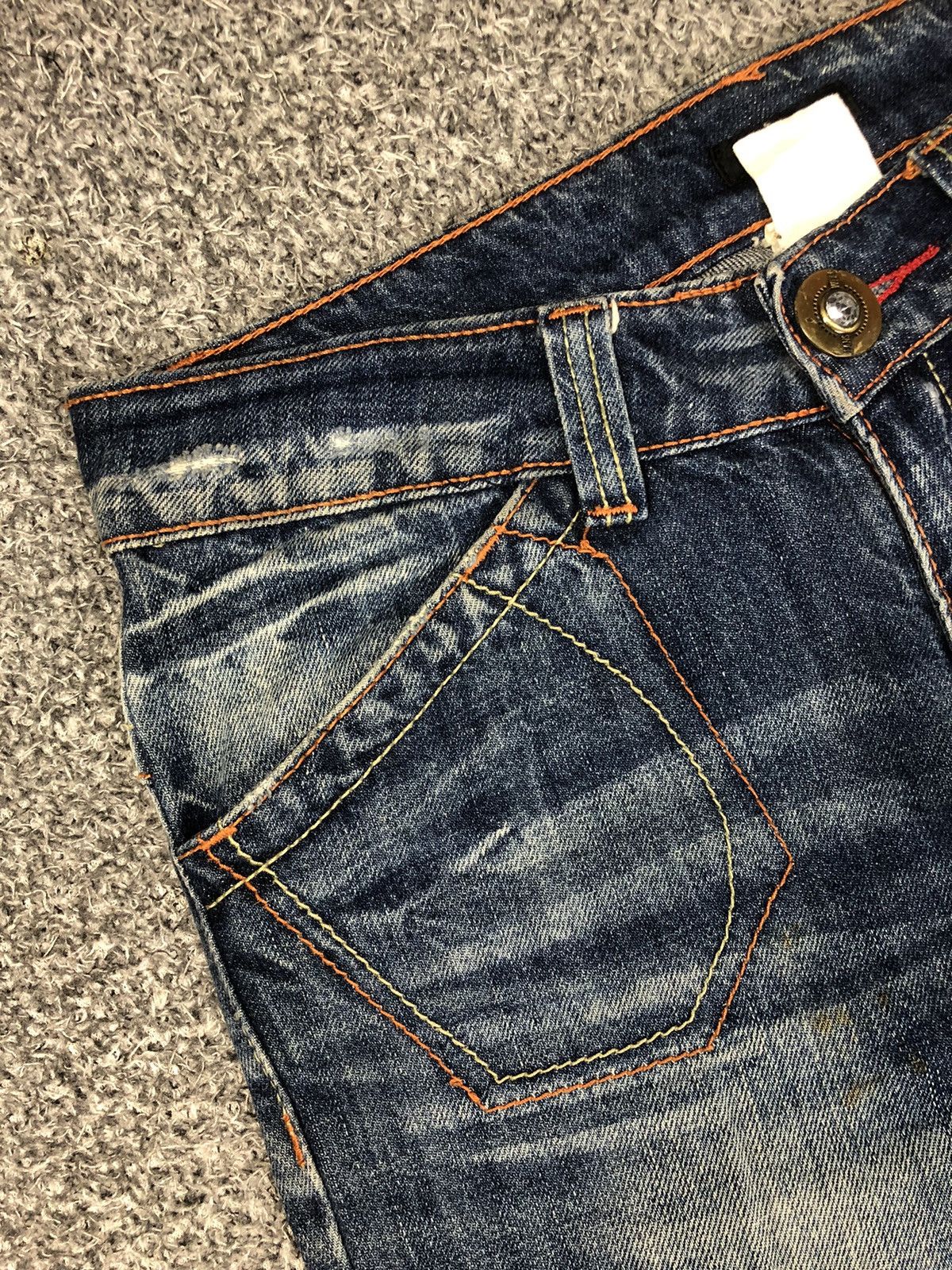 Japanese Brand Vintage Japanese Brands Nude Faded Flare Jeans Size 30" / US 8 / IT 44 - 7 Thumbnail