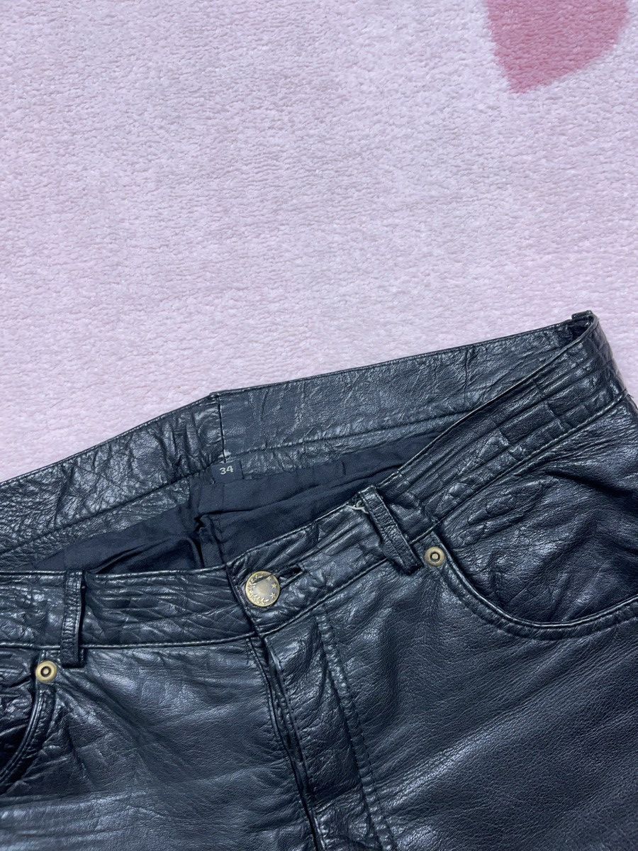Leather ➕ genuine leather top quality racing style avant garde pants Size US 34 / EU 50 - 5 Thumbnail