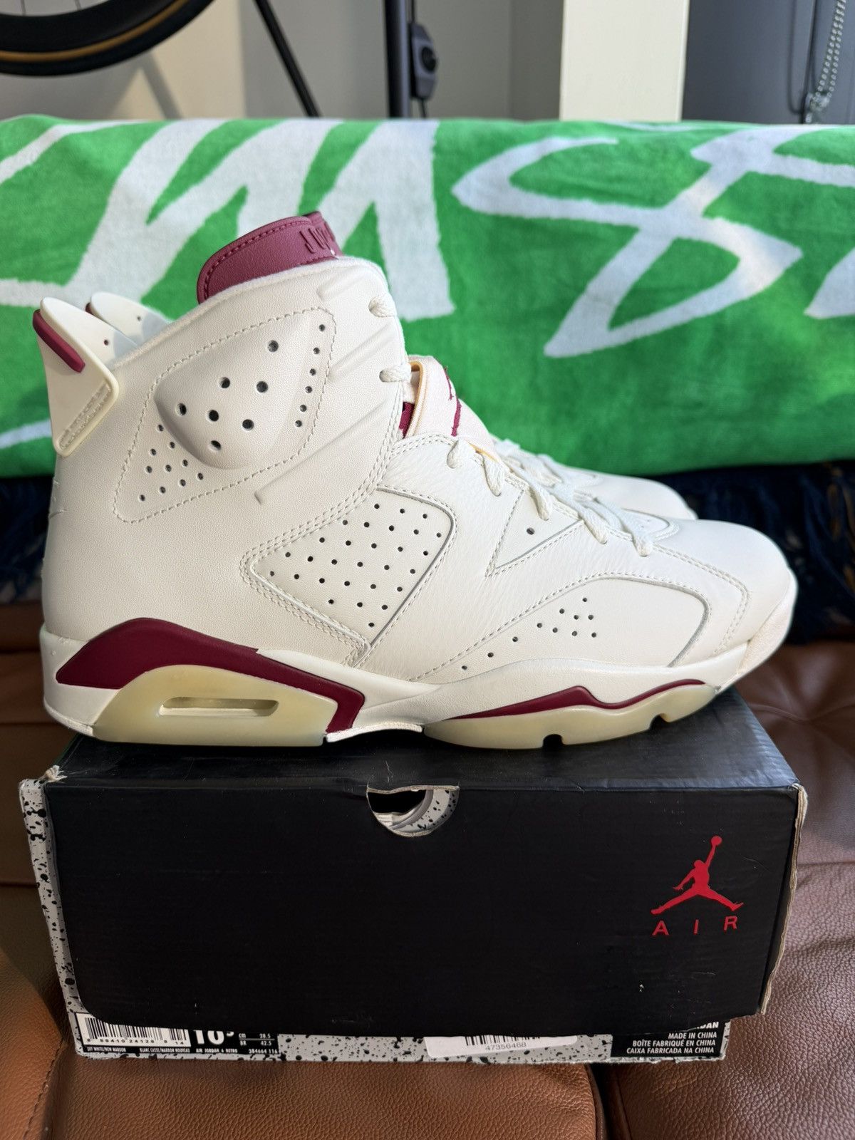 Size 10.5 - Air Jordan 6 Retro 2015 Maroon