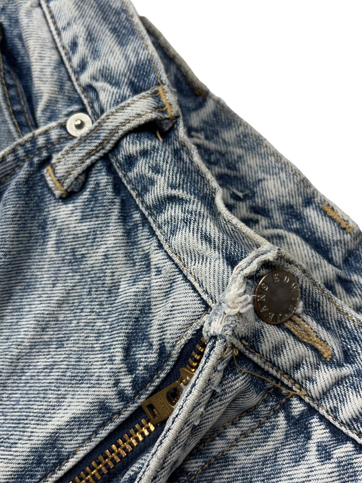 Edwin Vintage 80s Edwin Washed Denim Jeans Distressed Scovill Size US 32 / EU 48 - 11 Thumbnail