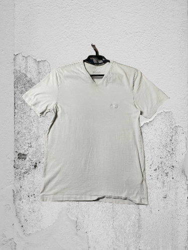 Hugo Boss × Vintage Hugo Boss T-Shirt Mens S Short Sleeve White Size US S / EU 44-46 / 1 - 1 Thumbnail