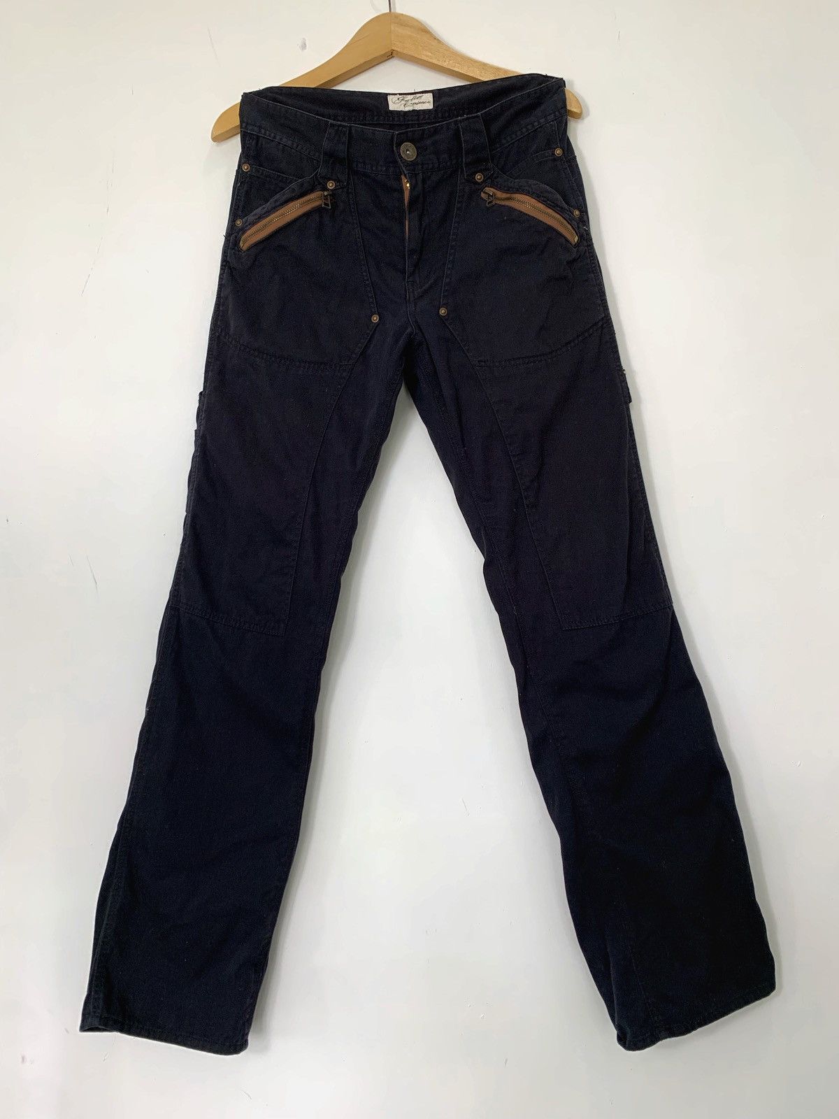 Japanese Brand japanese double knee carpenter twill pant gold experience Size US 30 / EU 46 - 3 Thumbnail