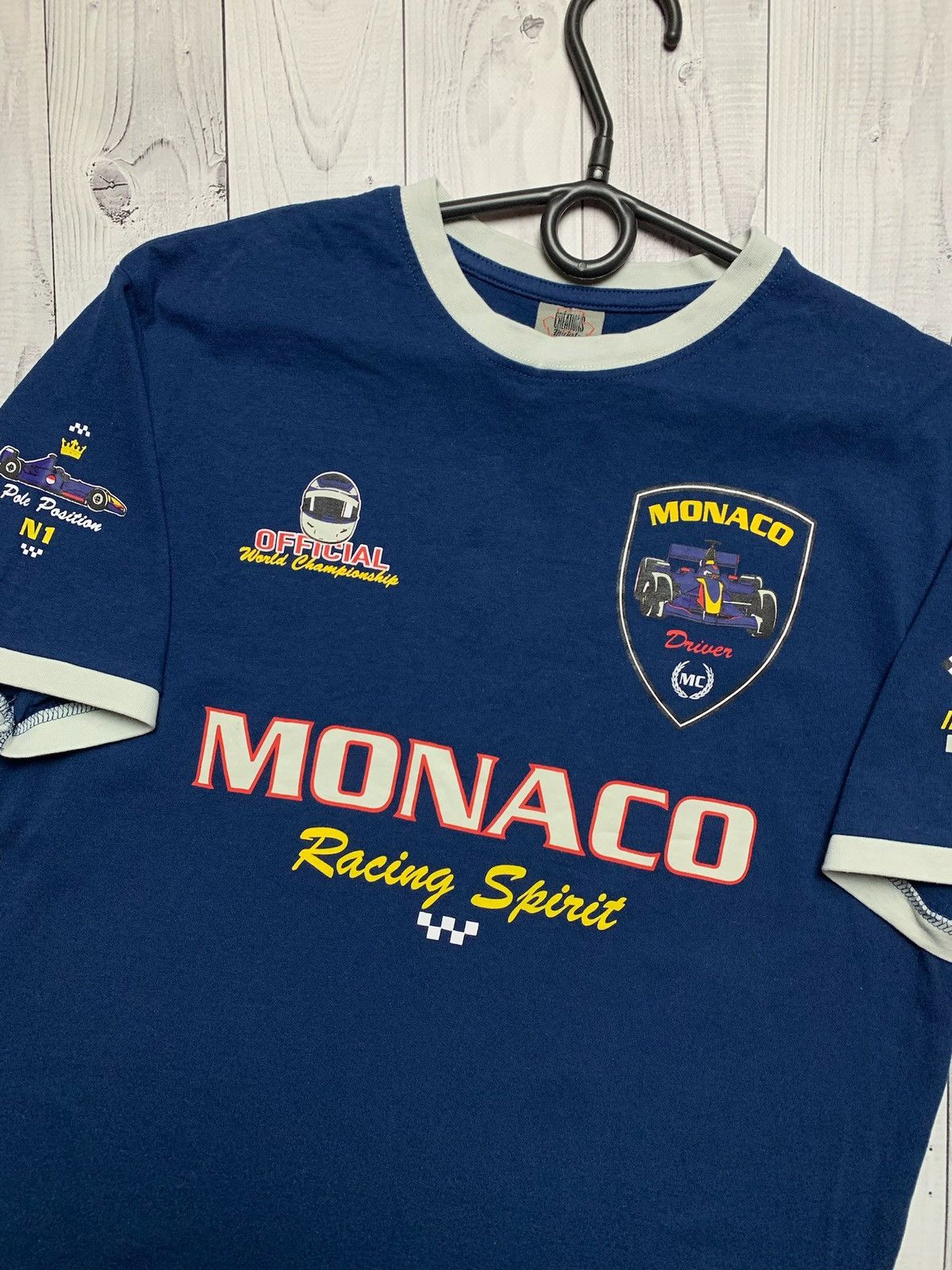 Vintage Vintage Racing tee Monaco size M logo rare Size US M / EU 48-50 / 2 - 2 Thumbnail