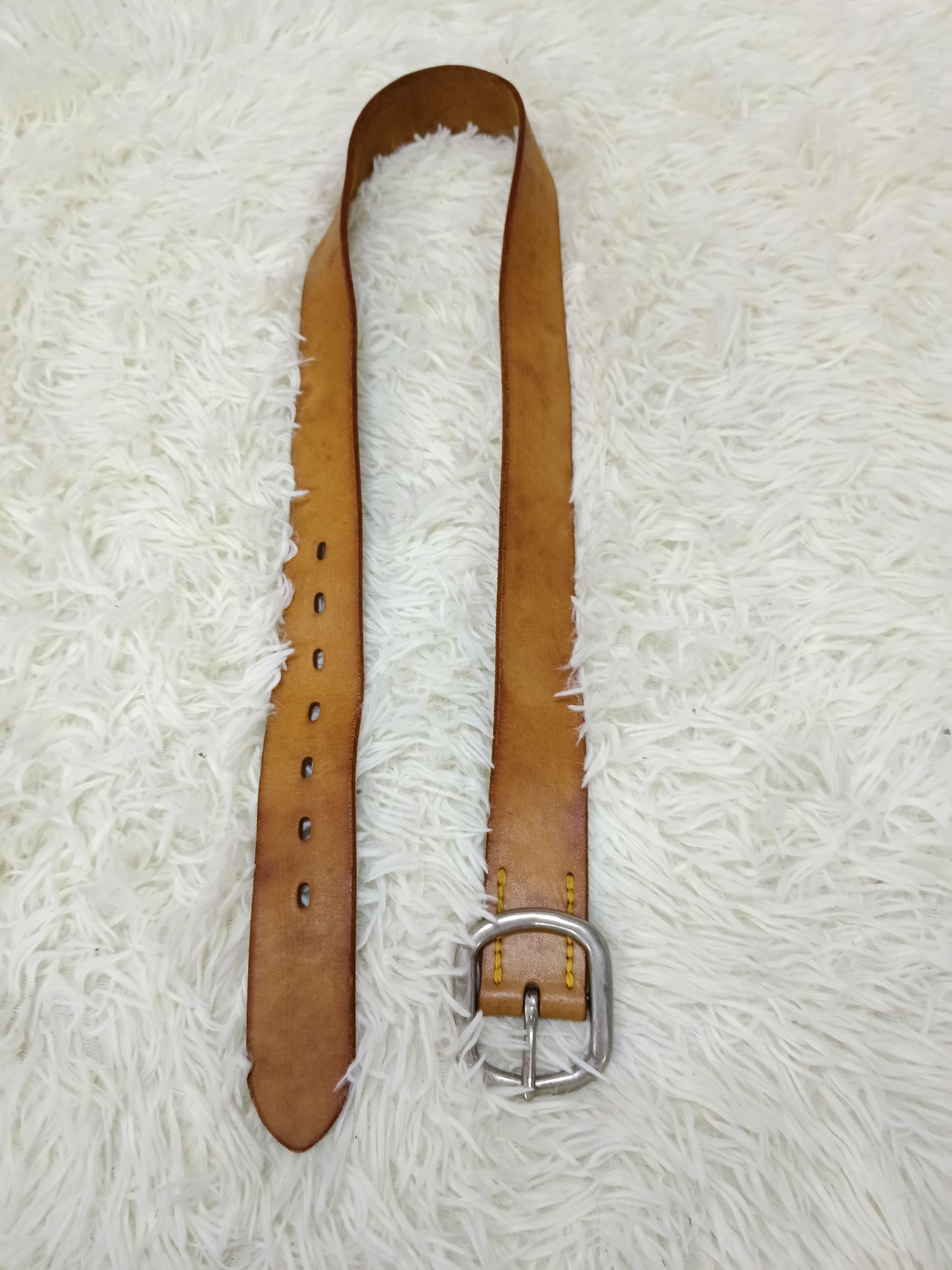 Hawk × Leather HAWK COMPANY PATINA LEATHER BELT Size ONE SIZE - 1 Thumbnail