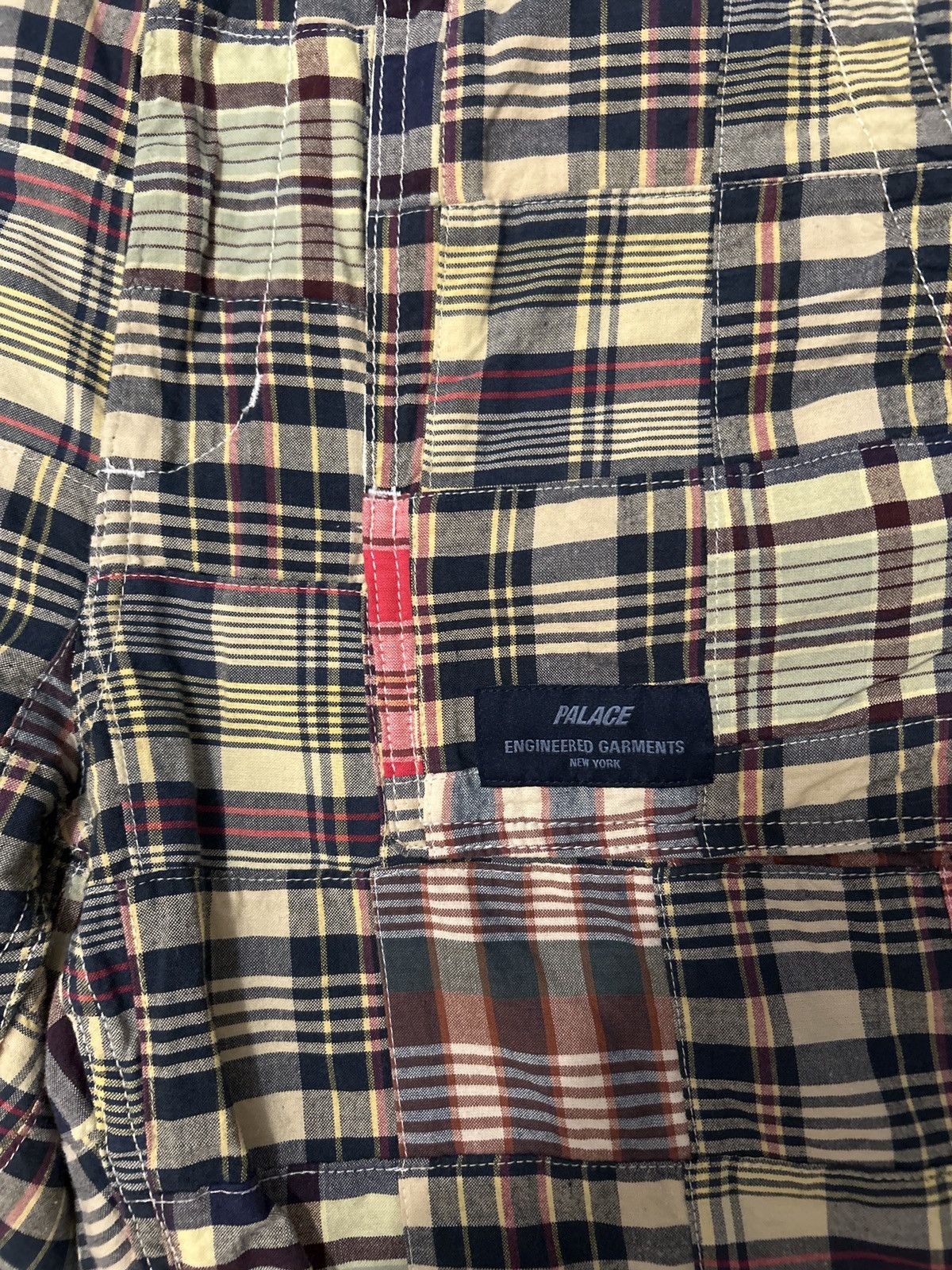 Engineered Garments × Palace Palace Engineered Garments Patch Work Madras Shorts Size M Size US 32 / EU 48 - 5 Thumbnail