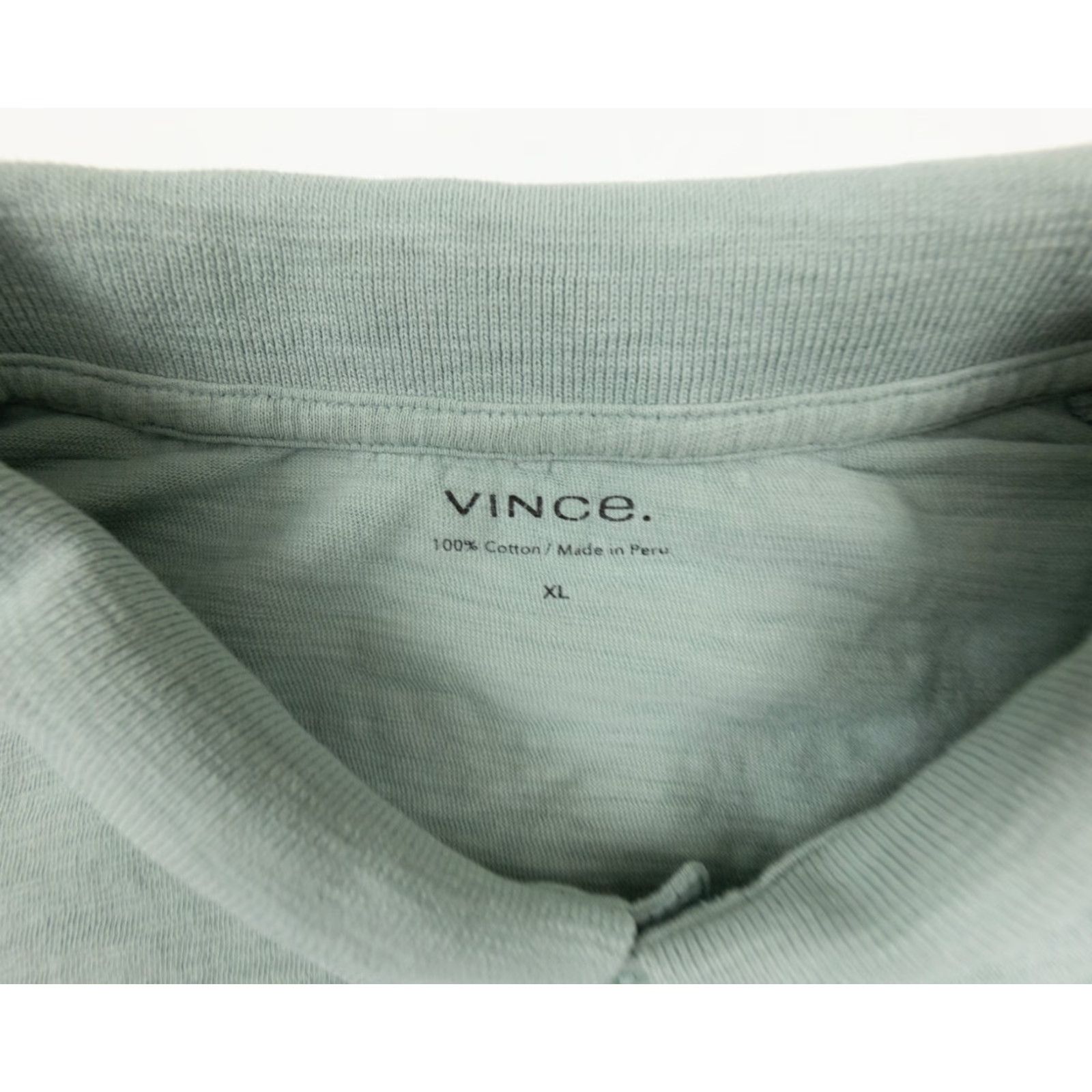 Vince Vince Polo Shirt Adult XL Green Short Sleeve Knit Cotton Preppy Mens Size US XL / EU 56 / 4 - 3 Thumbnail