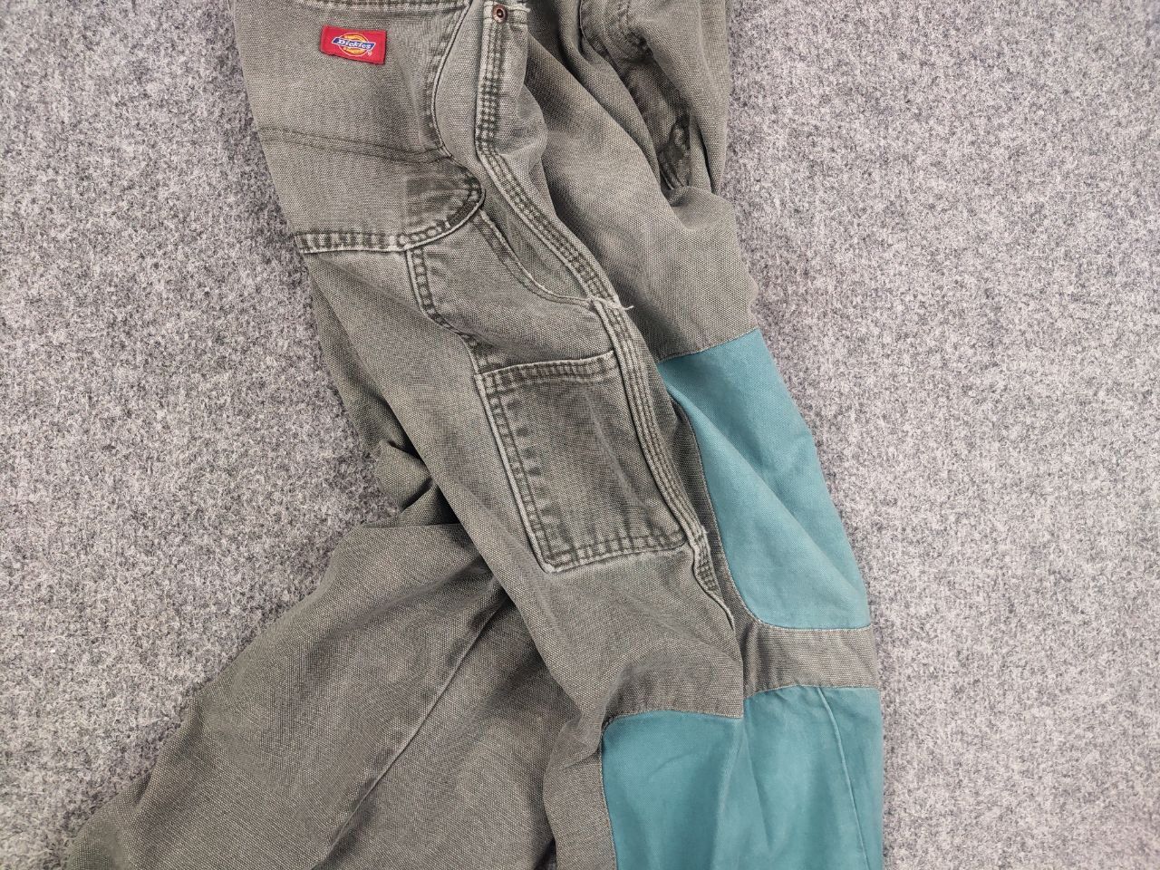 Dickies Vintage Dickies Faded Canvas Patchwork USA Style Skate Pants Size US 34 / EU 50 - 5 Thumbnail