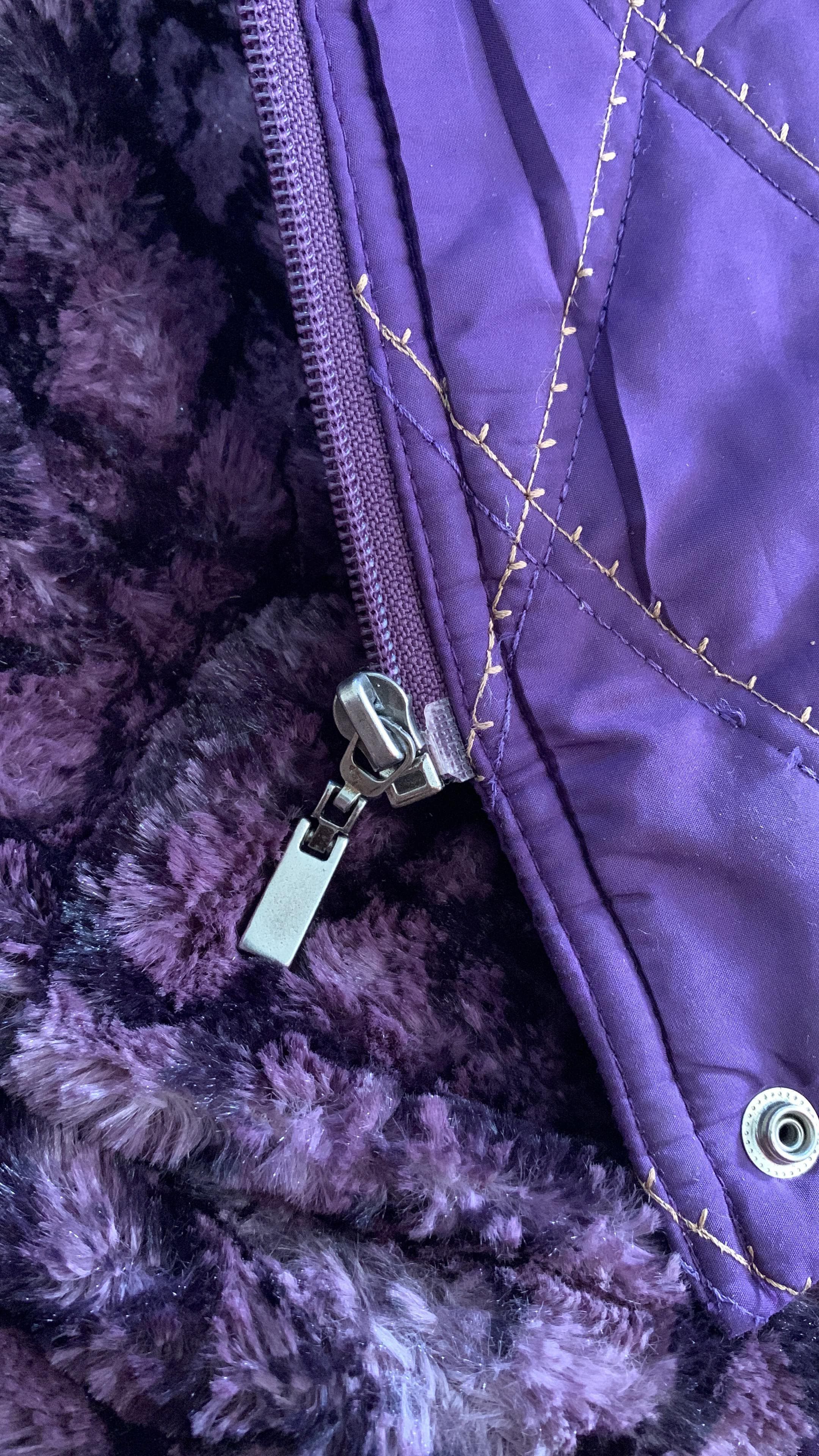 Other Purple Sherpa Fleece Jacket Size US L / EU 52-54 / 3 - 5 Thumbnail