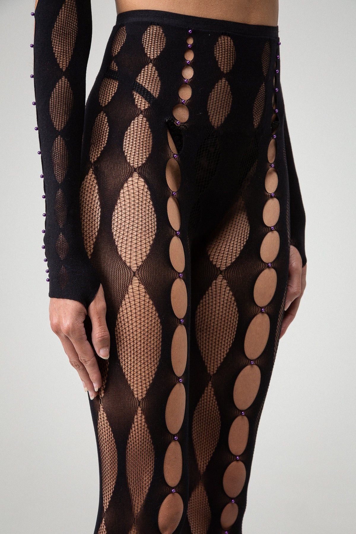 RUIbuilt $230 RUI Size 2 Semi-Sheer Stockings Size ONE SIZE - 3 Thumbnail