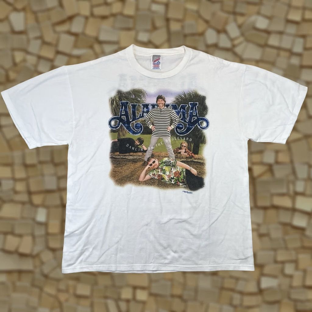 Jerzees VINTAGE 1990s Dancin’ On The Boulevard TShirt XL White JERZEES Unisex Men’s Shirts Baseball? Size US XL / EU 56 / 4 - 1 Thumbnail