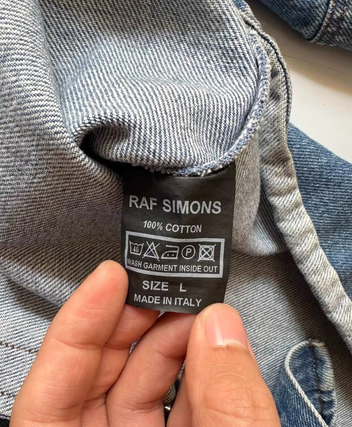 Raf Simons Raf Simons oversize denim shirt.-2505 Size US L / EU 52-54 / 3 - 5 Thumbnail