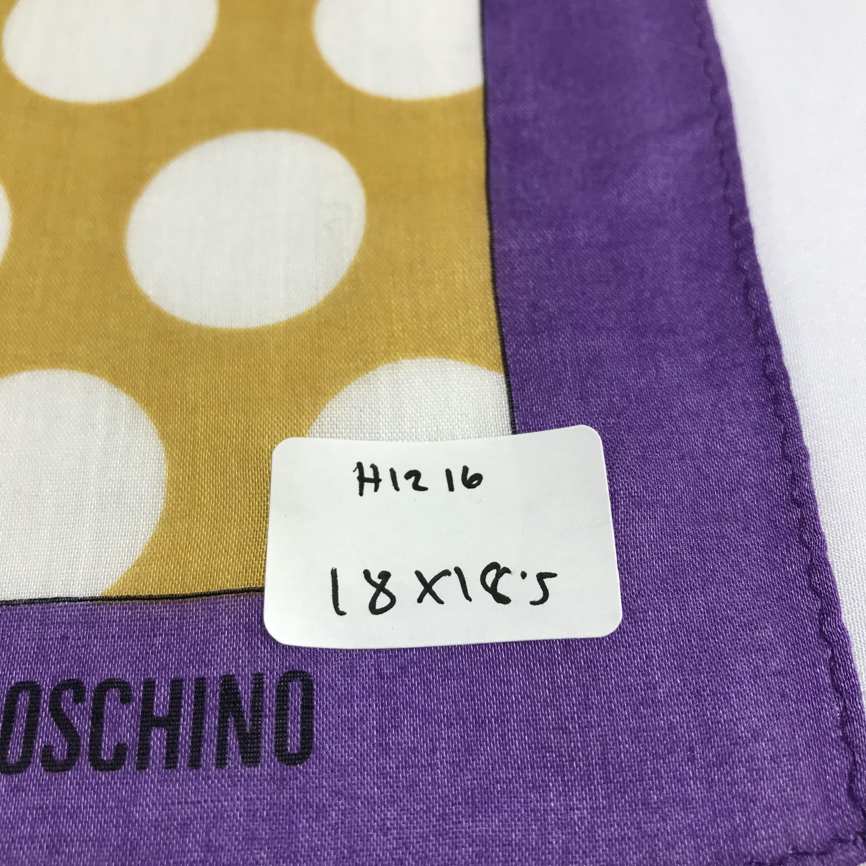 Moschino Moschino Handkerchief Neckerchief Bandana H1216 Size ONE SIZE - 4 Thumbnail