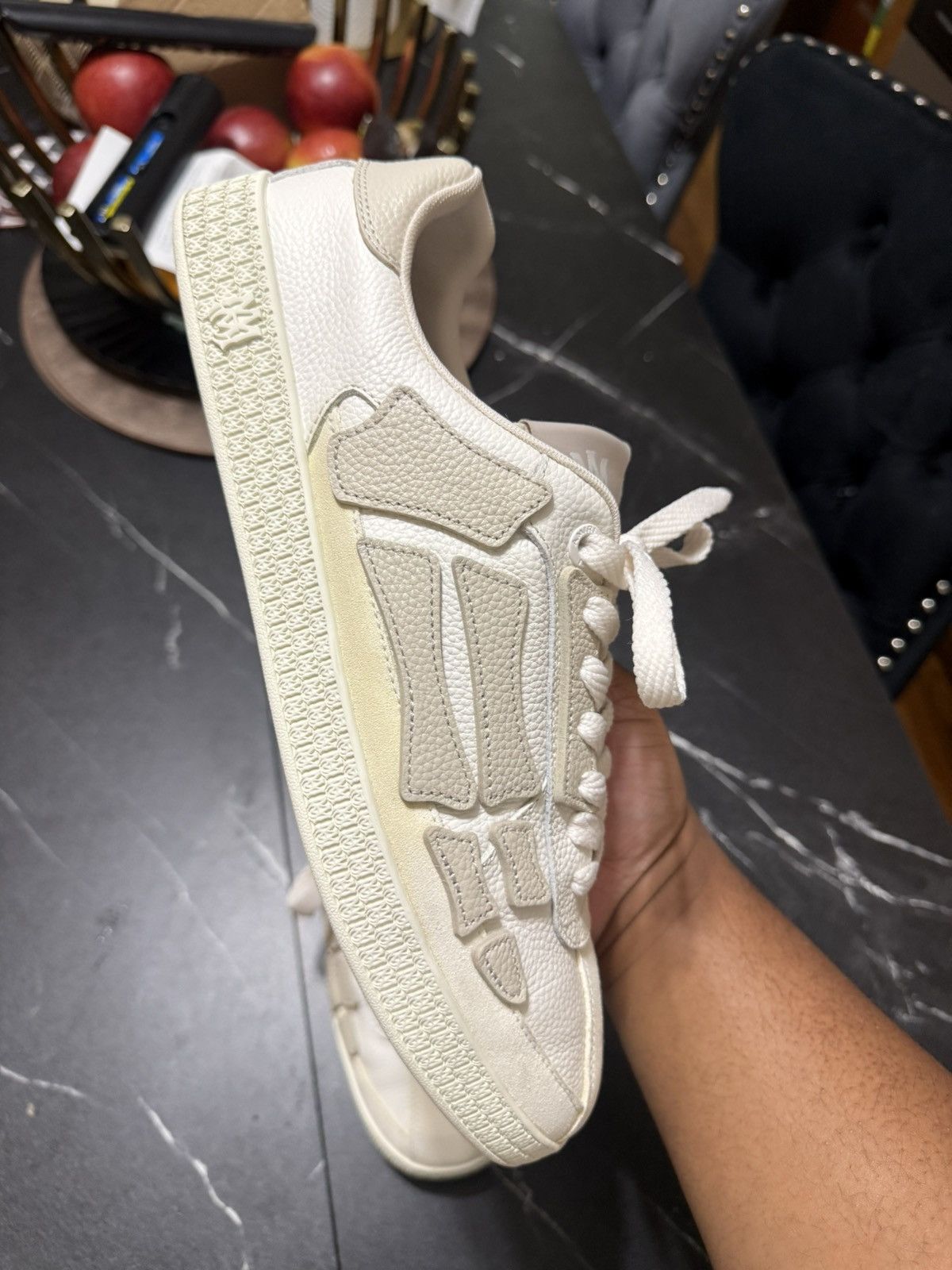 Amiri Amiri Pacific Bones Skeleton Sneakers Size 13 US / 46 EU Size US 13 / EU 46 - 9 Thumbnail