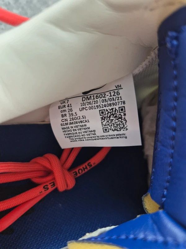 Nike Nike Dunk Low Men's Off-White Running Sneakers Shoes Size 41 Size US 8 / EU 41 - 6 Thumbnail