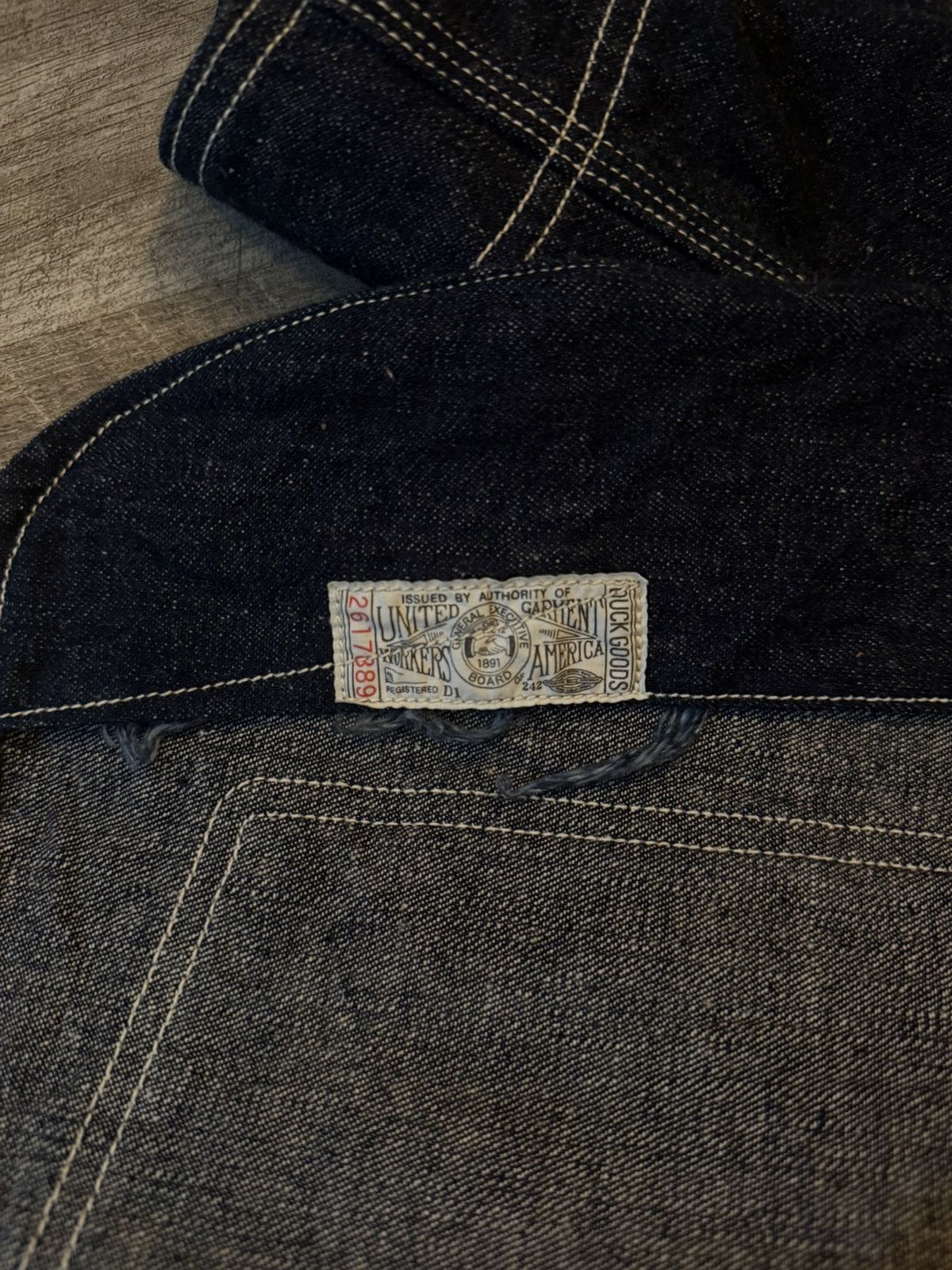 Heller's Cafe Heller’s Cafe x Warehouse & Co. Indigo Denim Chore Jacket Size US S / EU 44-46 / 1 - 9 Thumbnail