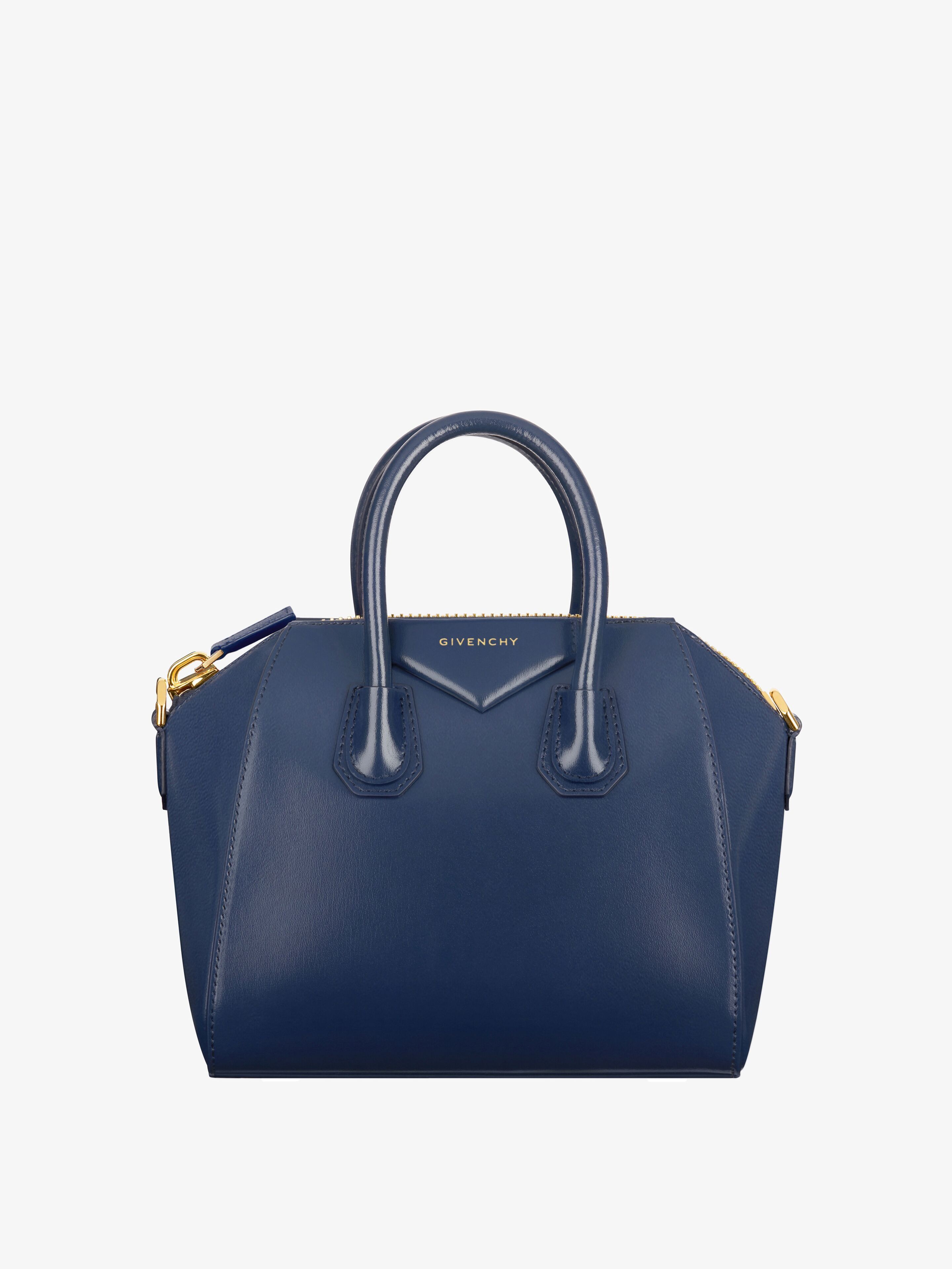 Givenchy o1srvl11e0825 Size: OS / Small Antigona Bag in Blue Size ONE SIZE - 1 Thumbnail