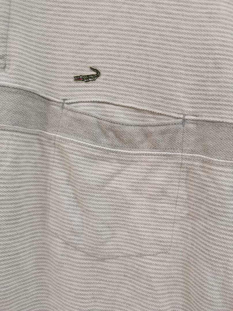 Japanese Brand × Vintage Vintage Crocodile Original Stripes Zipper Pocket Tee Shirt Size US M / EU 48-50 / 2 - 4 Thumbnail